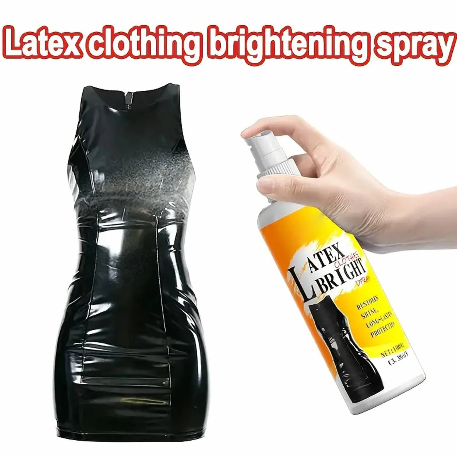 Spray in lattice lucido 100 ml con asciugamano per pulizia, rivestimento protettivo resistente all'umidità