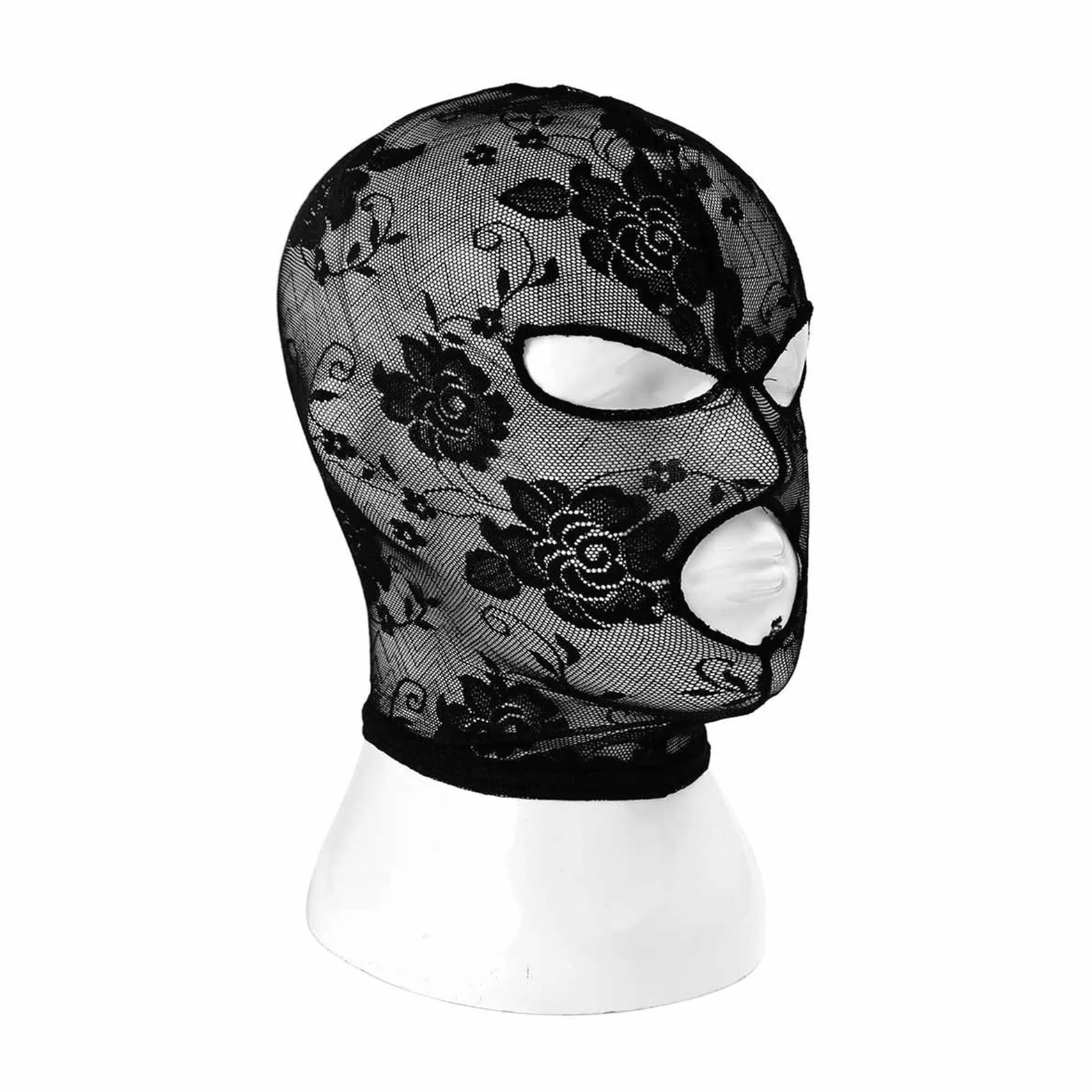 Moda Copricapo Regolabile Pizzo Copertura Viso Halloween Costume