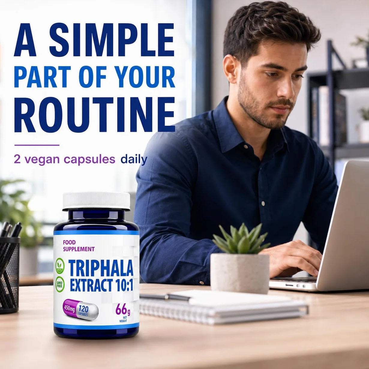 Hepatica Estratto di Triphala | 4.500 mg Equivalente | Estratto 10:1 da 450 mg | Amalaki, Haritaki e Bibhitaki | 120 Capsule Vegane | GMP & Testato da Laboratorio Indipendente