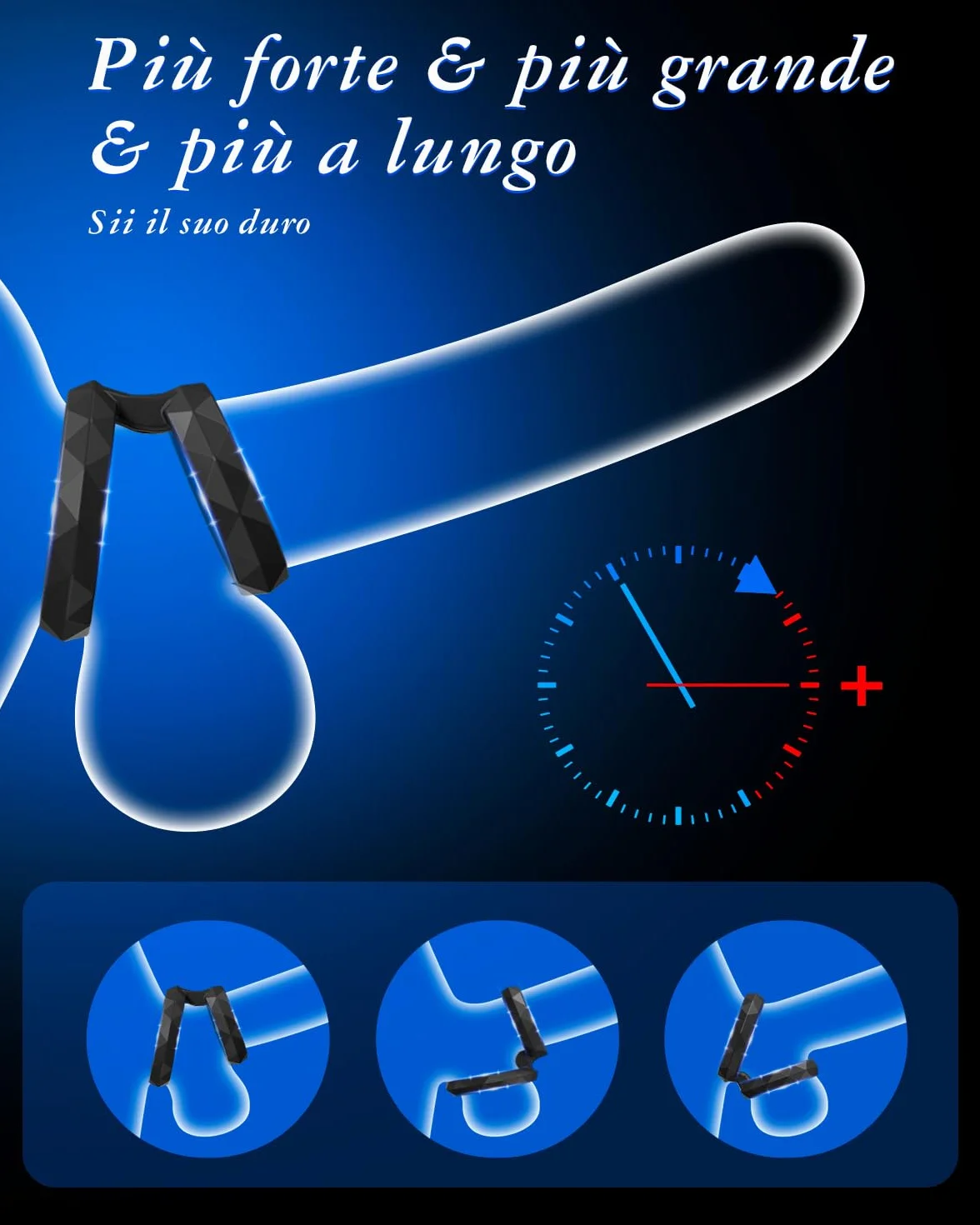 Anelli del Pene in Silicone 8 Dimensioni Regolabile Giocattoli per Adulti Uomini