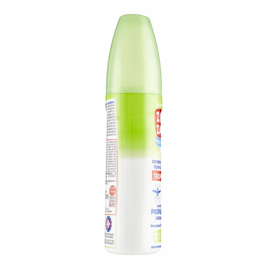 ZIG-ZAG Lozione Antizanzare Corpo Repellente Zanzare Zecche Tafani Lime Amaro 100 ml