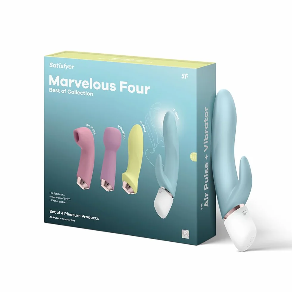 Satisfyer Marvelous Four Set 4 Sex Toys dla Kobiet IPX7 Wodoodporny