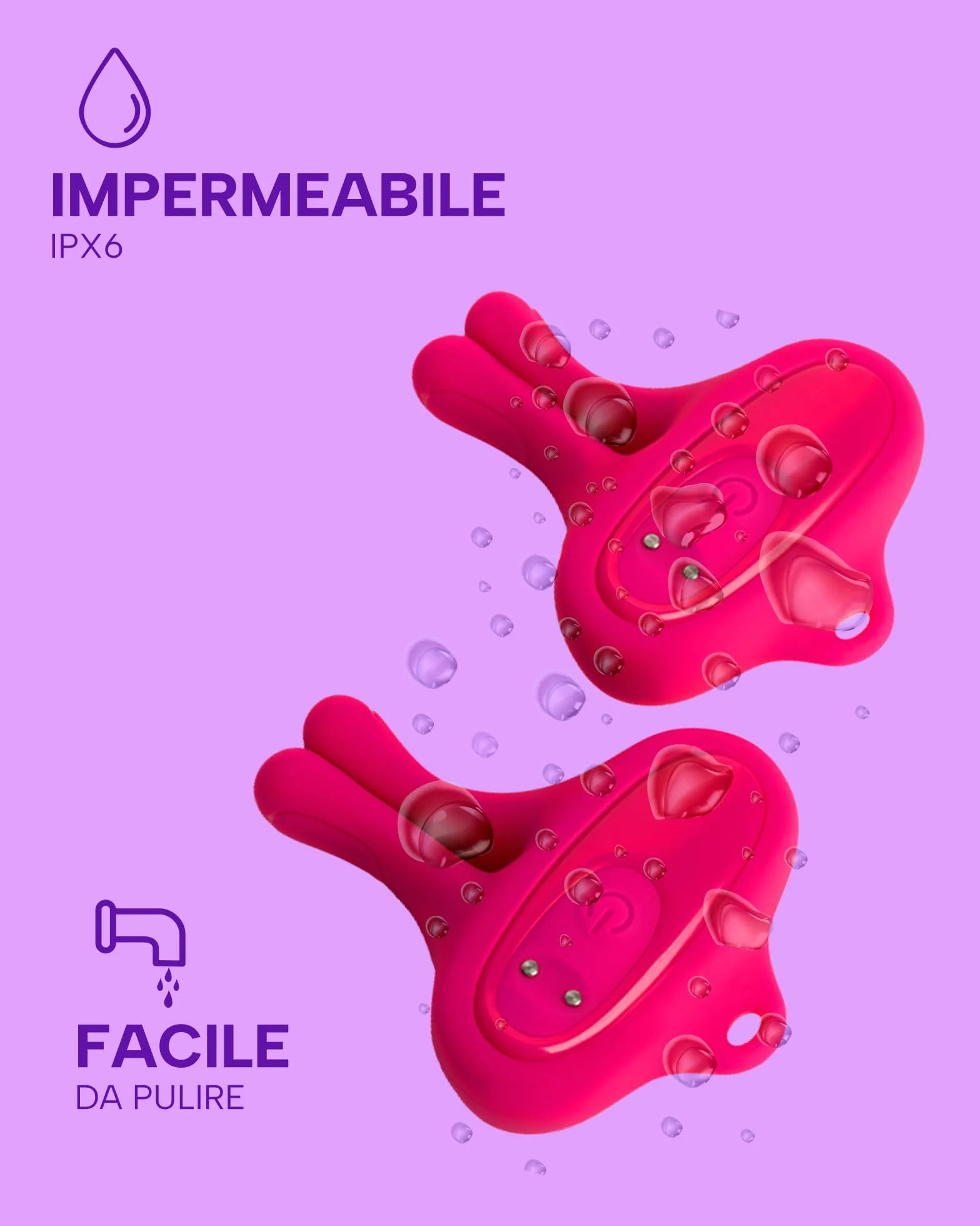 MySecretCase Pinze Vibranti per Capezzoli - Vibratoreper Donna Professionale, Vibratore Sexytoysys Donne, Bdsm Stimolatore Femminile, Sextoy Sessuali per Coppie, Sextoys Paracapezzoli per Coppia