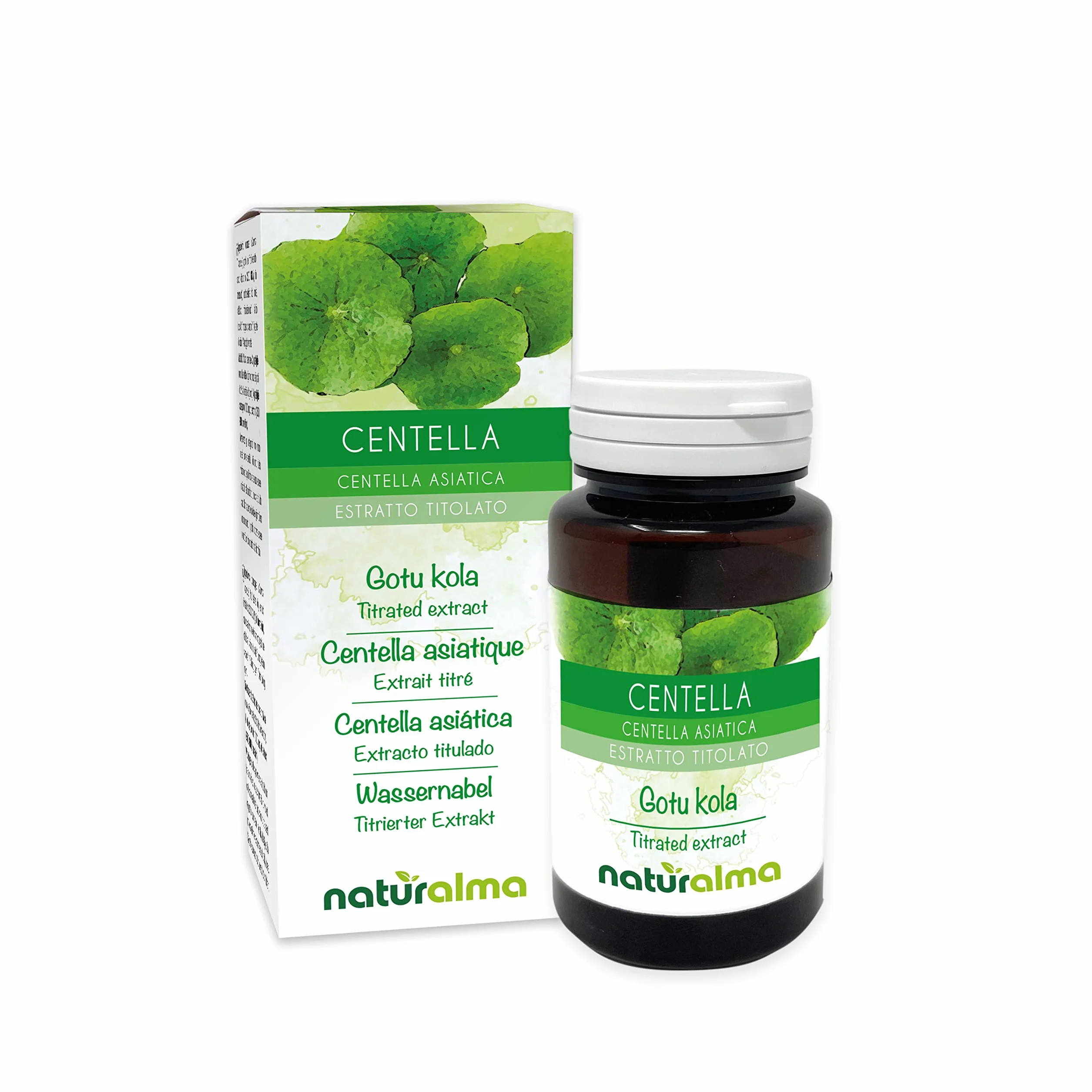 Naturalma Centella asiatica 120 pastiglie 60 g integratore alimentare vegano