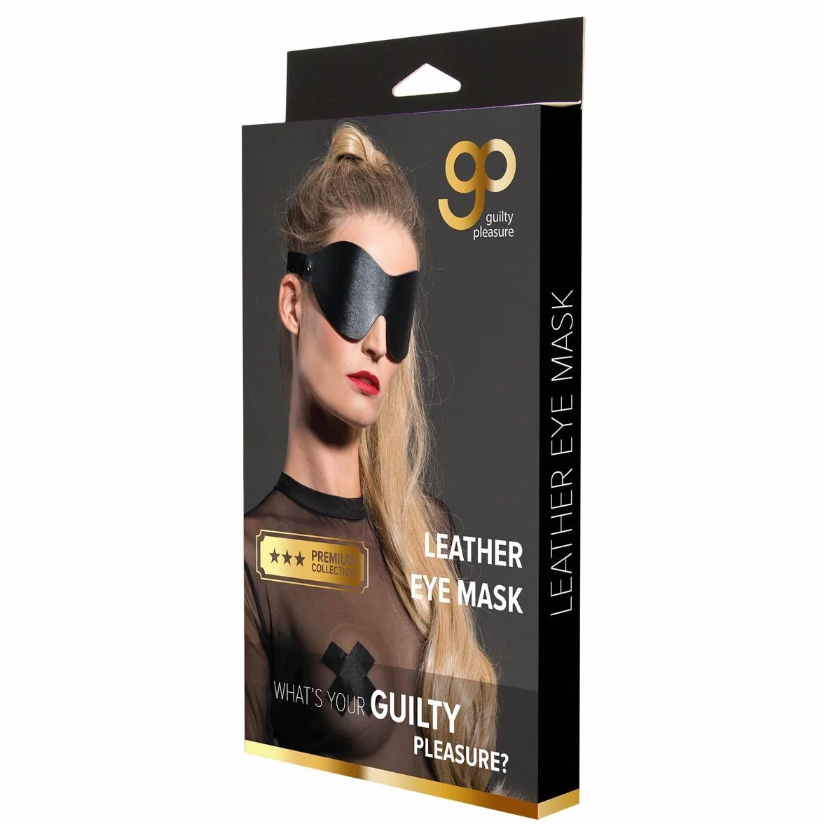 Maschera per gli occhi in pelle vegana