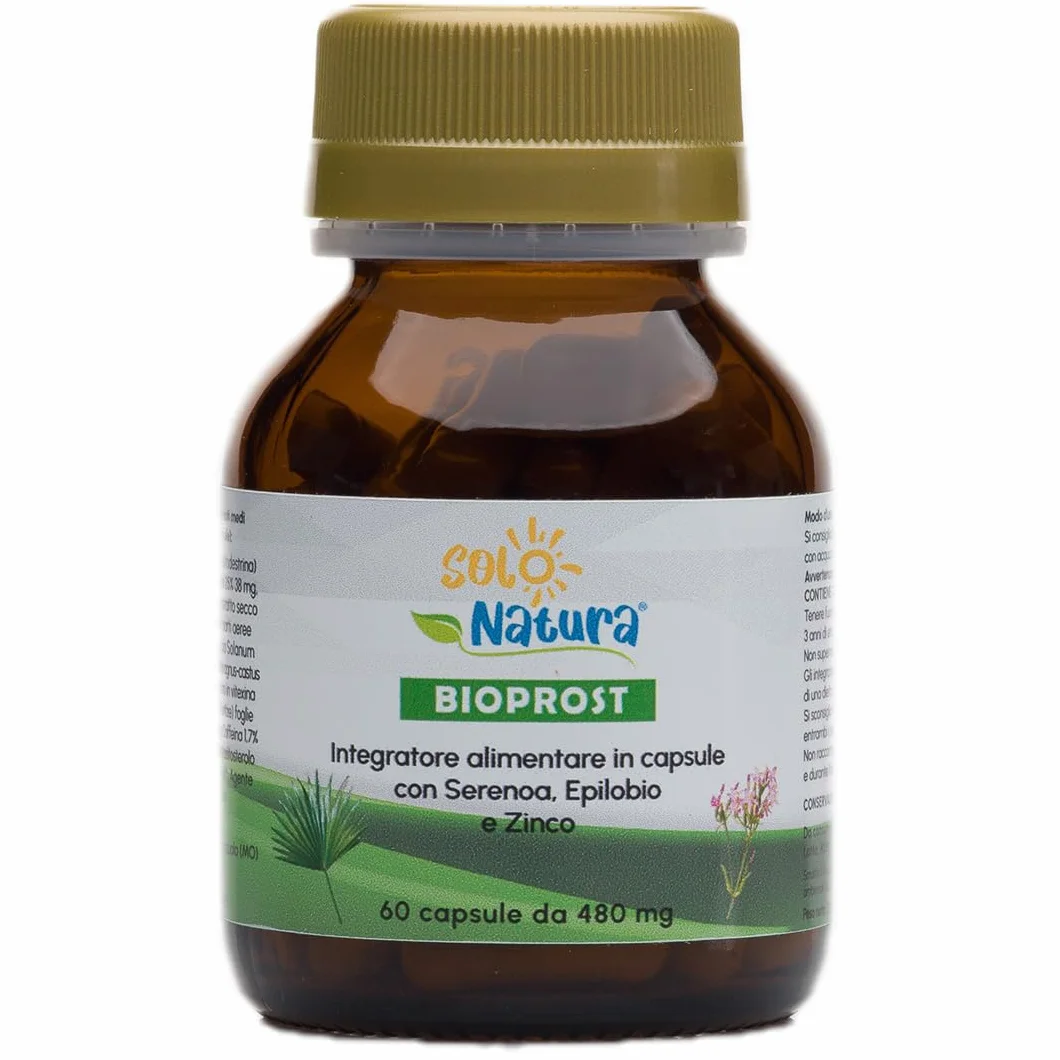 Bioprost Integratore Prostata Naturale Serenoa Repens Ortica Epilobio Agnocasto Zinco 60 Capsule Vegetali