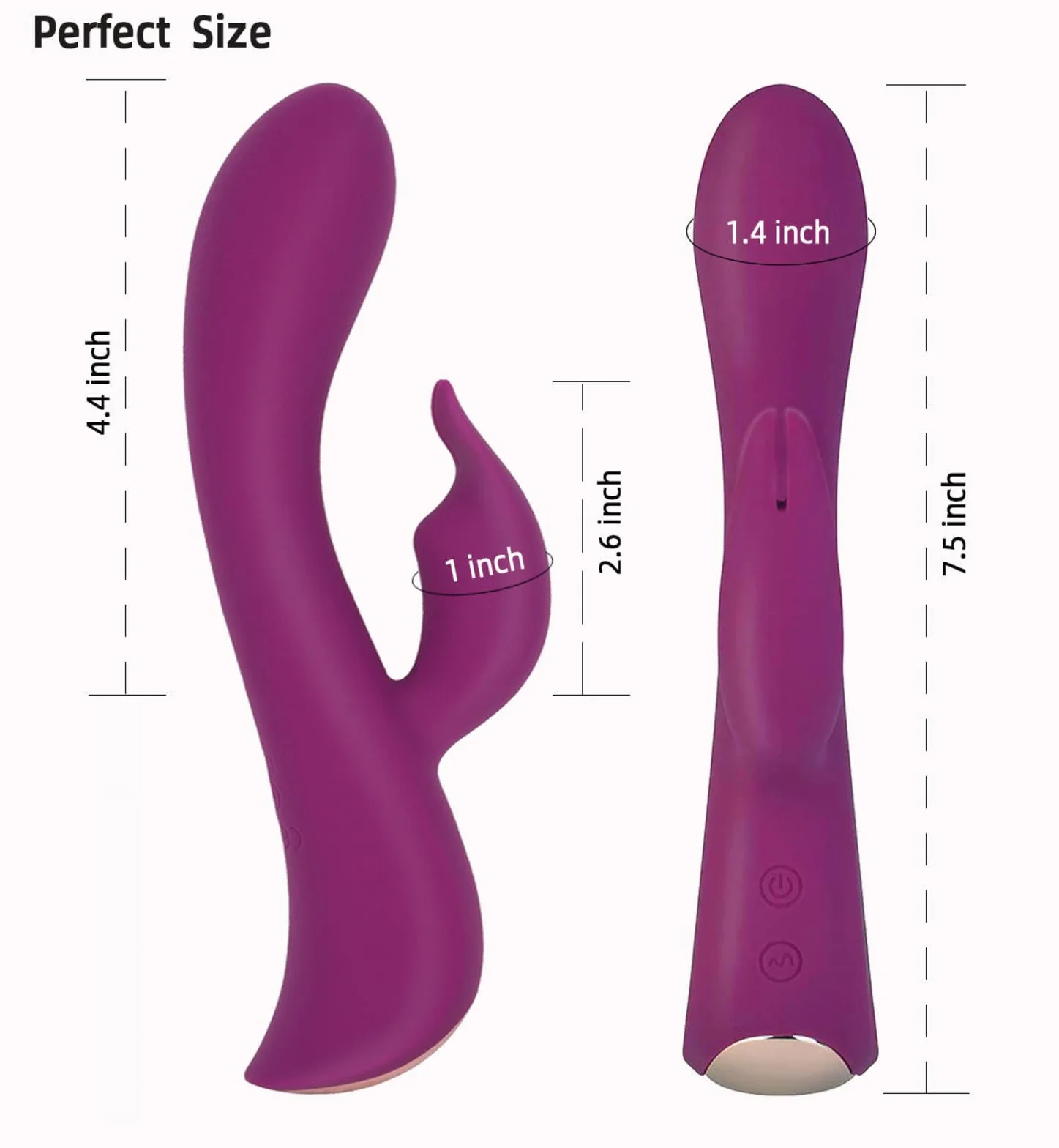 Vibratoreper Donna Vibratore Donna Punto G, Dildo Vibratoreper Realistico Sex Toy in Silicone Vibrazione Impermeabile Erotica per Donne,Red