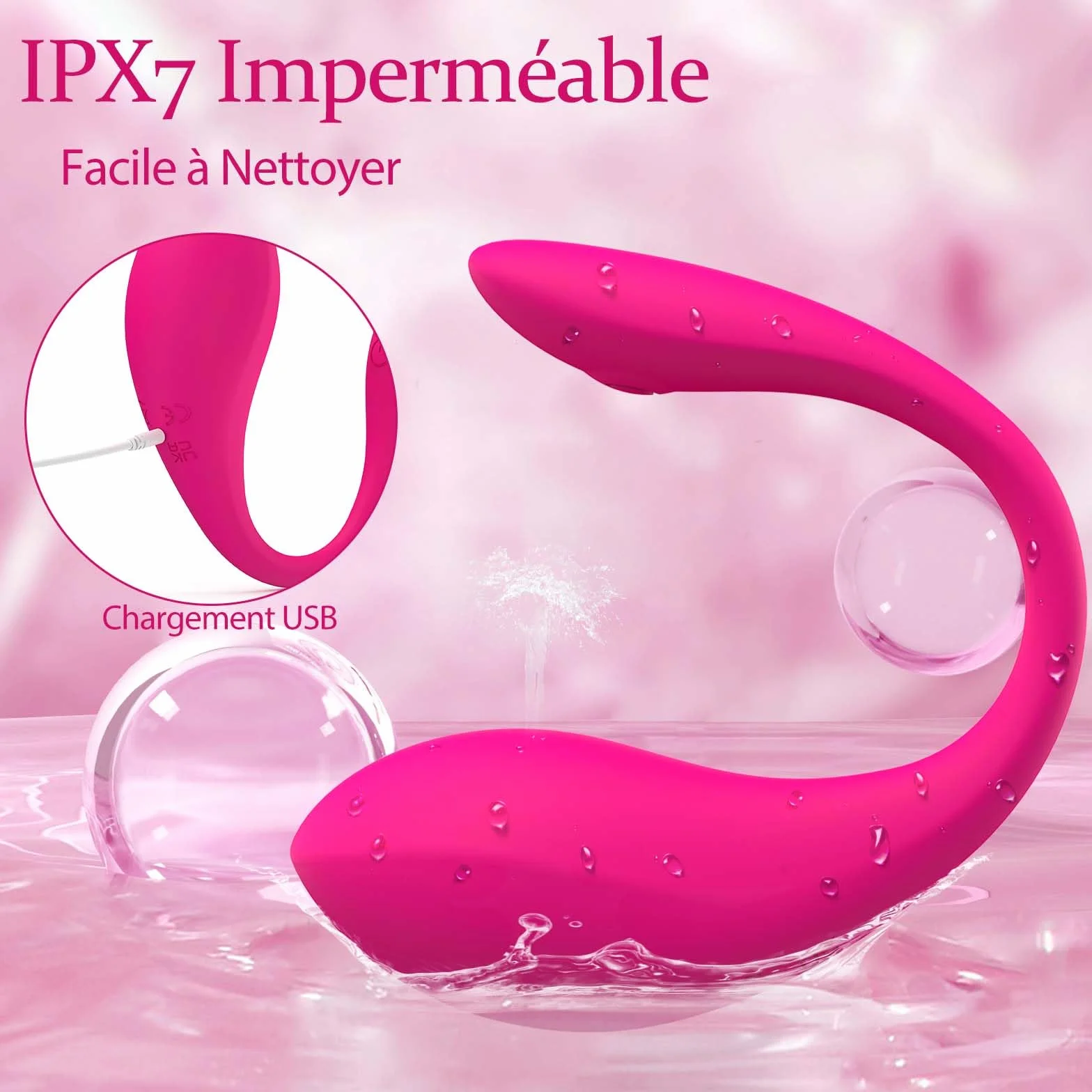 Vibratoreper Donna Wireless Uovo Vibrante Telecomandato Sex toys, App Ovetto Vibrante Donna Vibratori Portatili Stimolatore Clitoride Femminile Bullet G Spot Toys Sessuali per Mutandine Vibranti