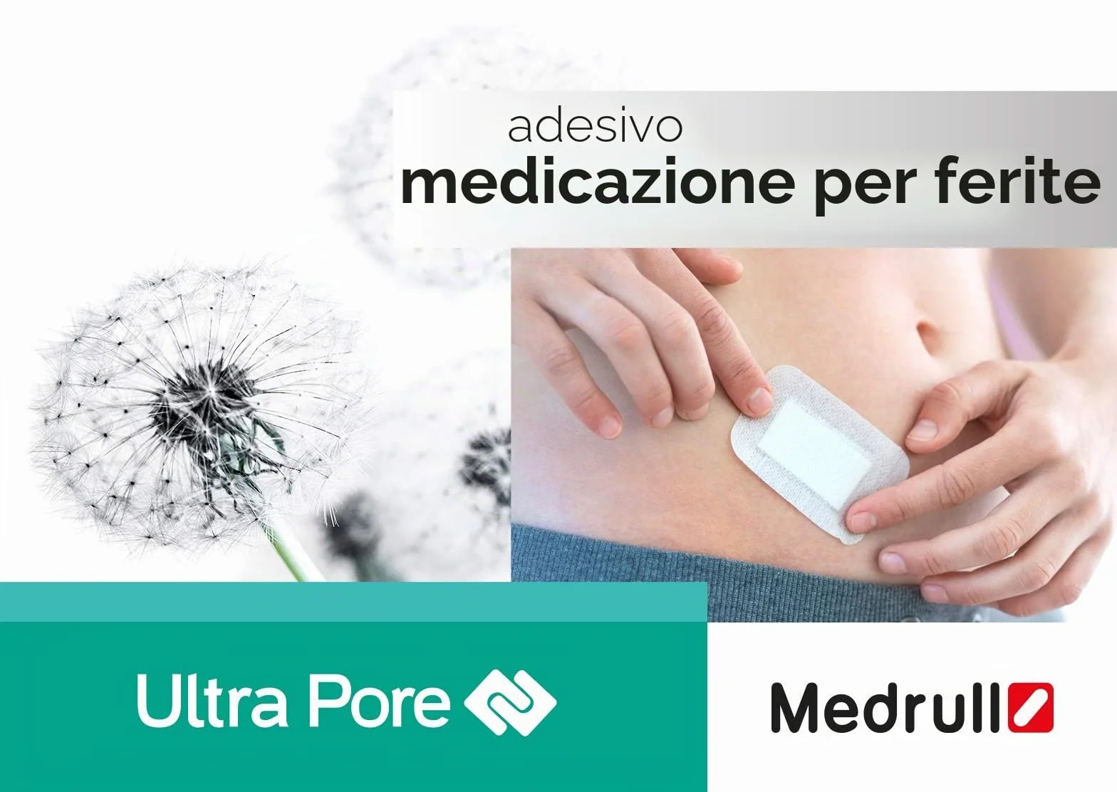 Medrull Cerotto Adesivo Per Medicazione Oculare Sterile 50 Pezzi 180 Gr