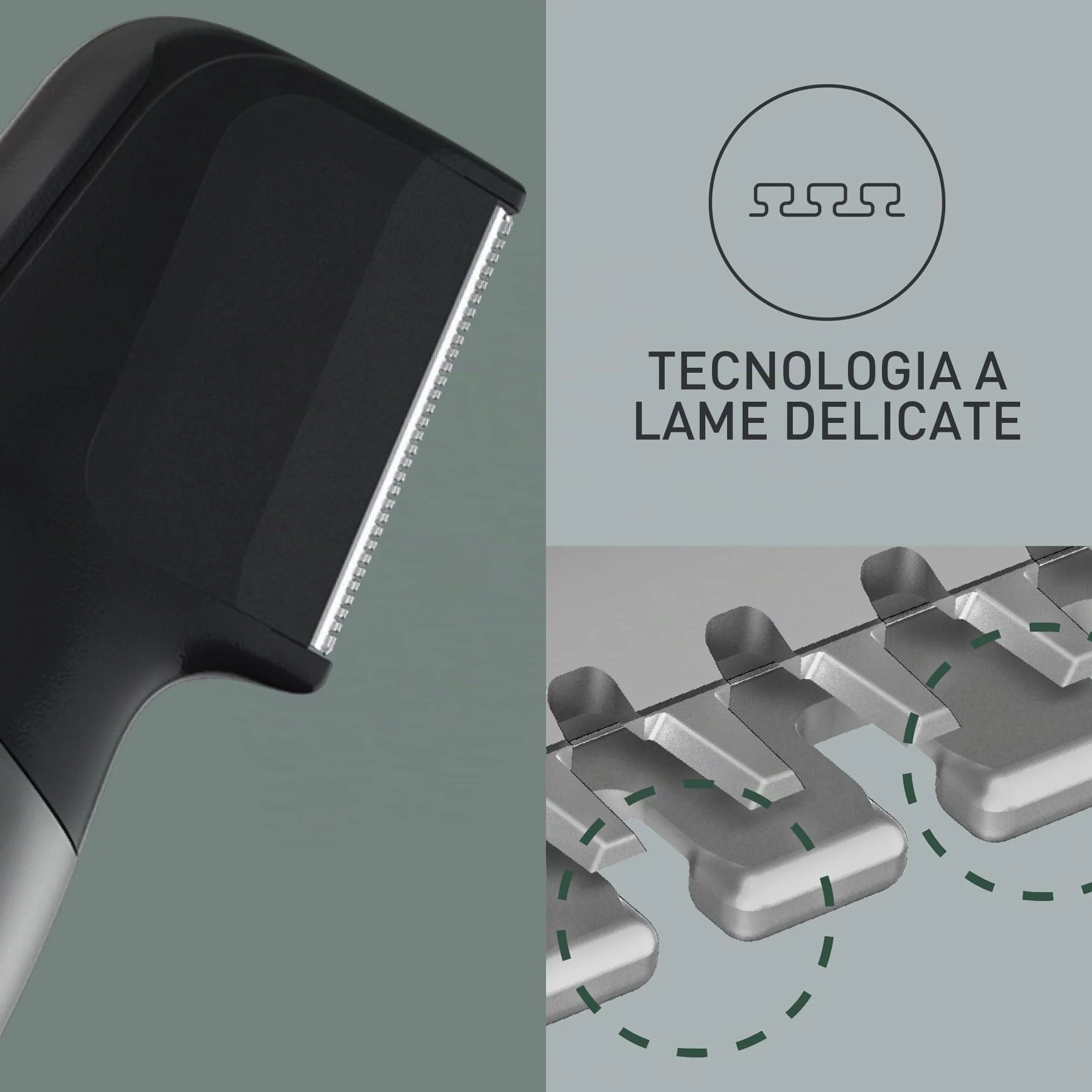 Panasonic ER-GY60-H503 Rifinitore 2in1 Barba e Corpo 50 minuti