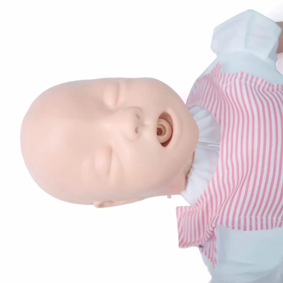 Modello RCP infarto vie aeree infantili, manovre soffocamento pronto soccorso educativo