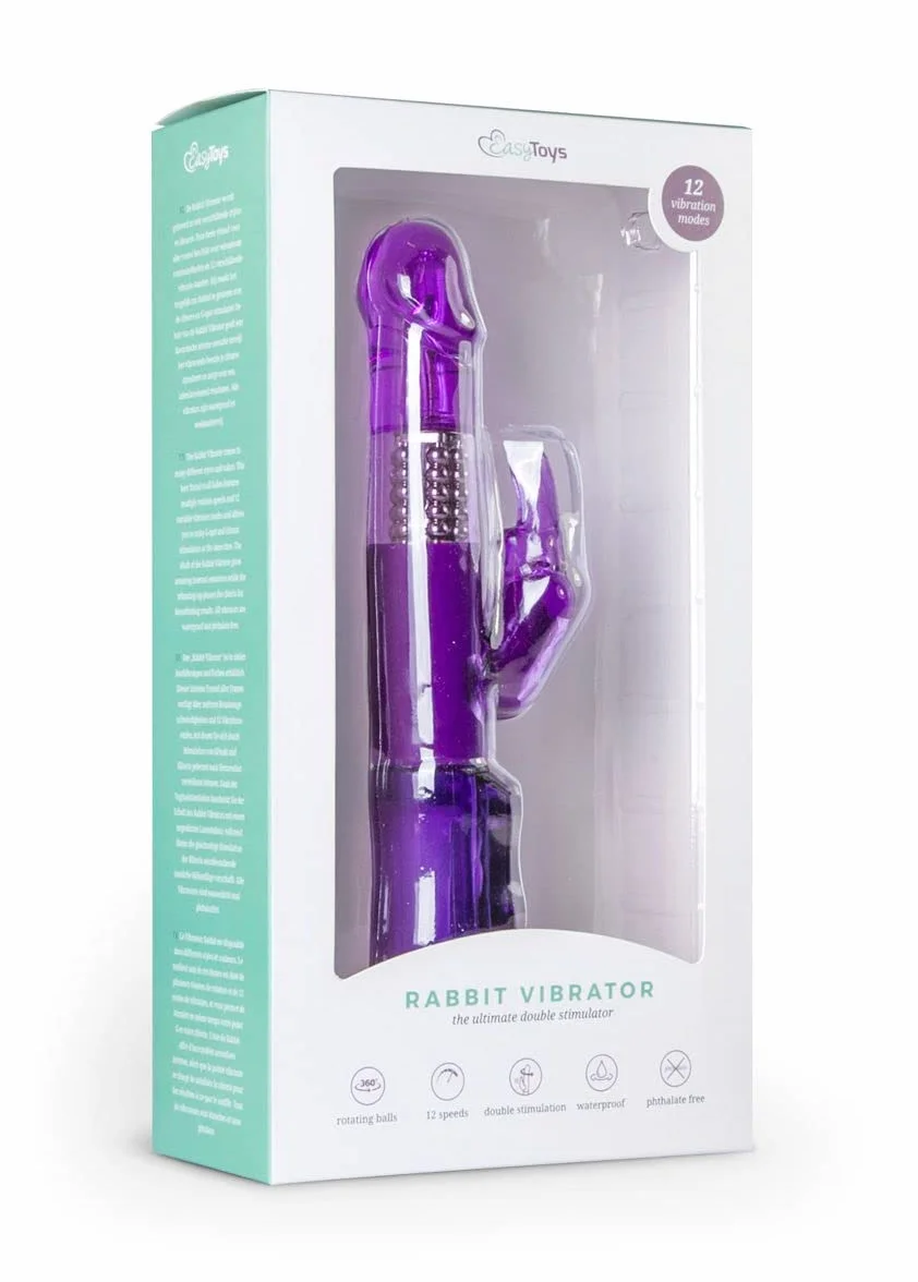 Teazers Massaggiatore Giocattoli erotici del sesso Vibratore Giocattoli del sesso - Vibratore di coniglio - viola massaggiatore