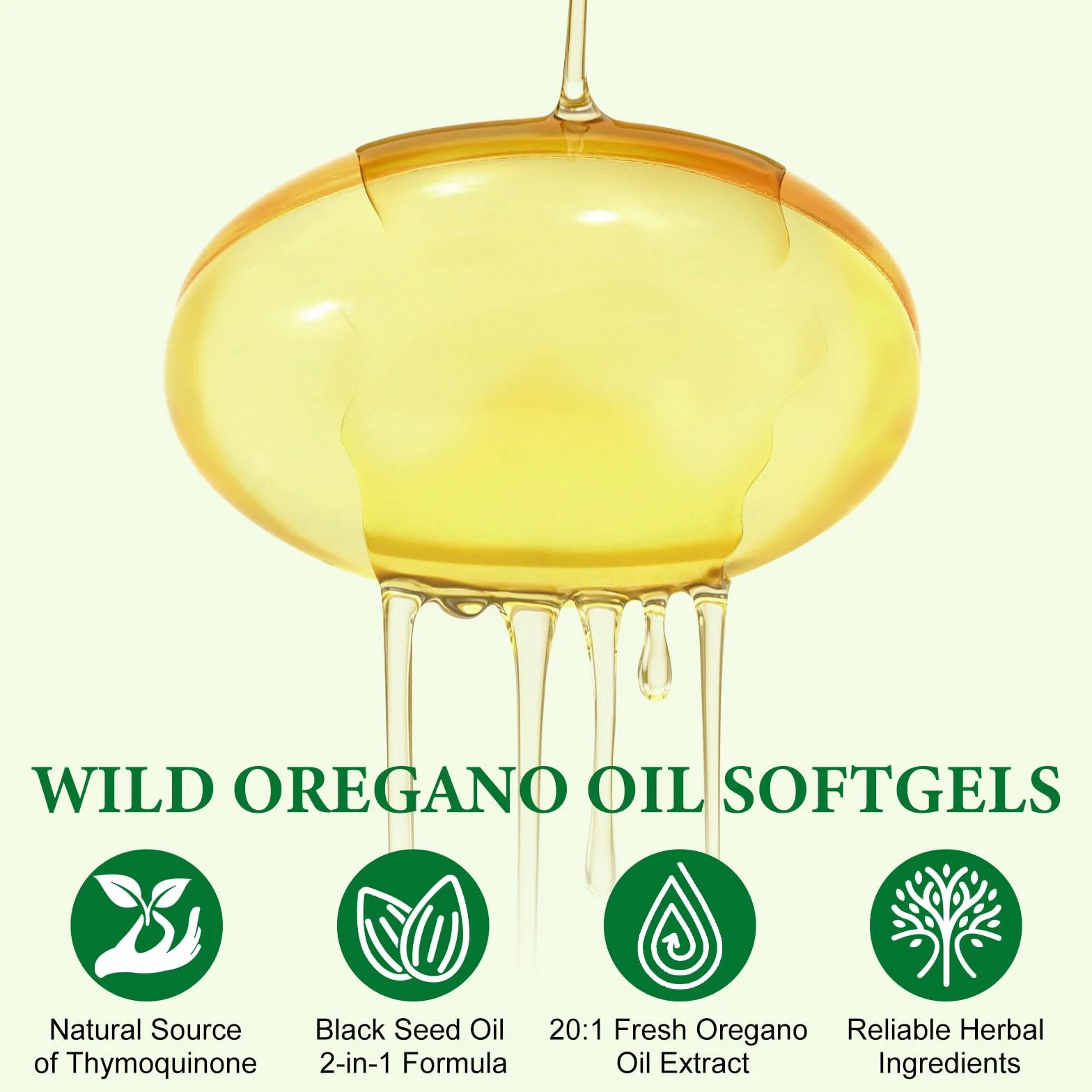 Capsule Olio di Origano 6000 mg con Olio di Semi Neri 200 mg e Carvacrolo 165 mg