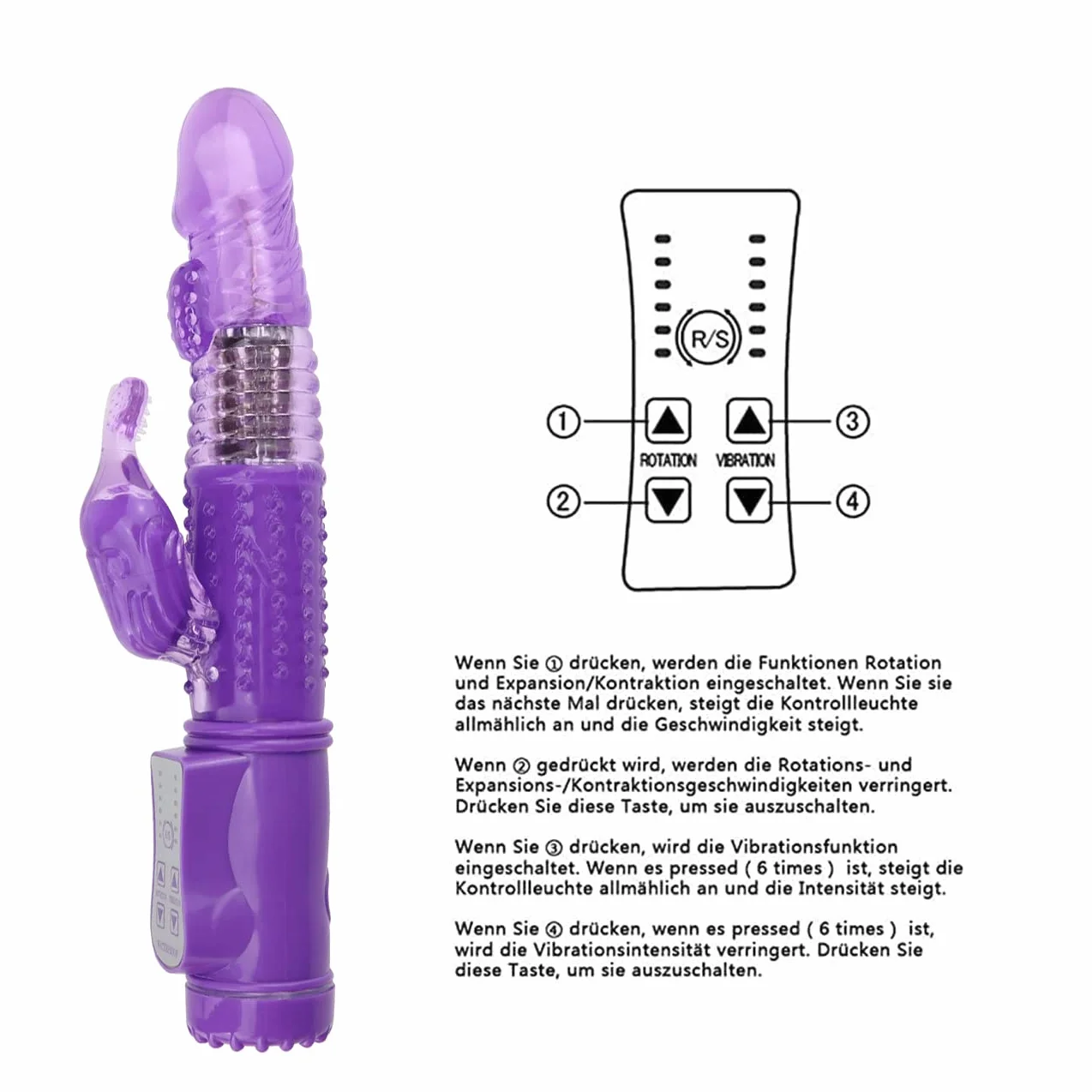 Vibrátǒre di Silicǒne,Vibratǒri Sessuáli per Donna Coppia con Vibraziǒne,Doppio Motore Massaggiatǒre Impermeabile Ricaricabile per Clitorǐde,Puntó g,Anále,Vaginále