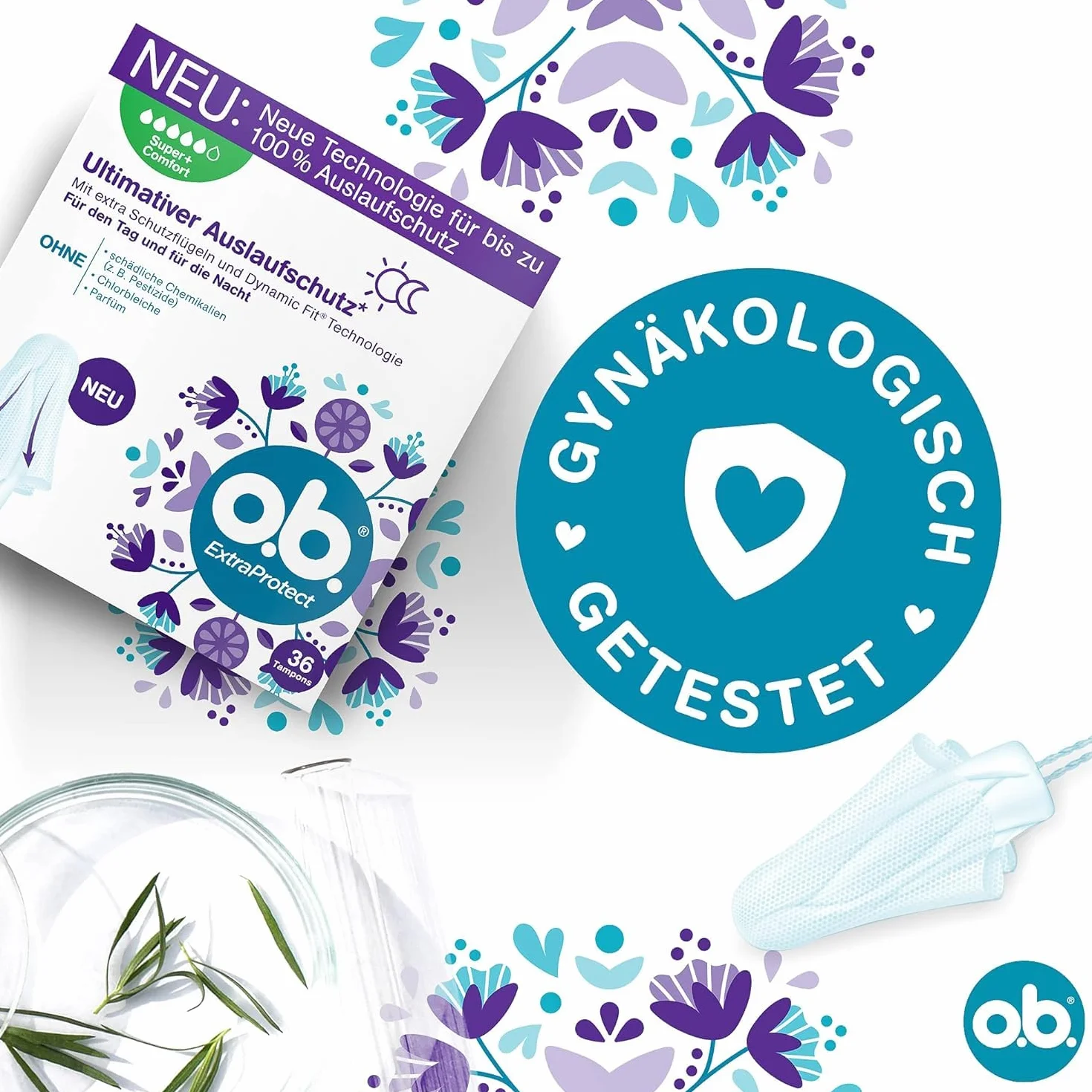 o.b. ExtraProtect Super + Comfort 36 pezzi tamponi giorni molto forti protezione 100%