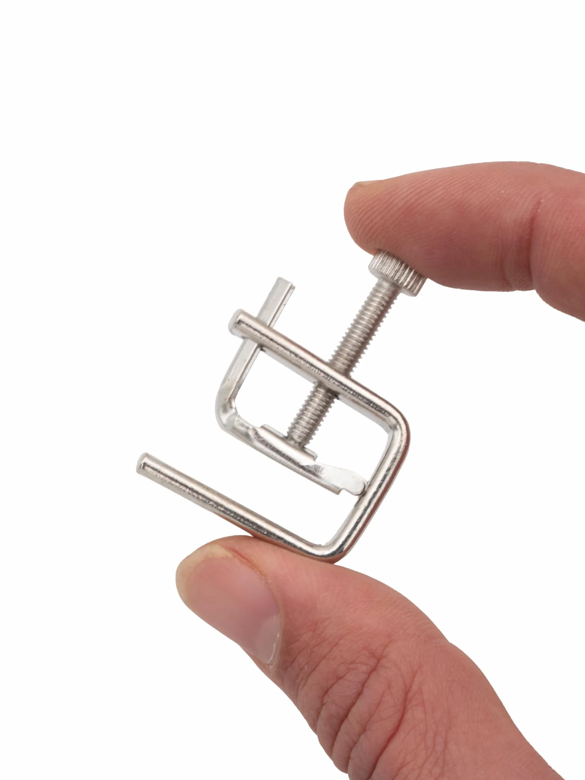 BONDAGERIE® Pinze Capezzoli, Coppia di pinzette morsa in acciaio