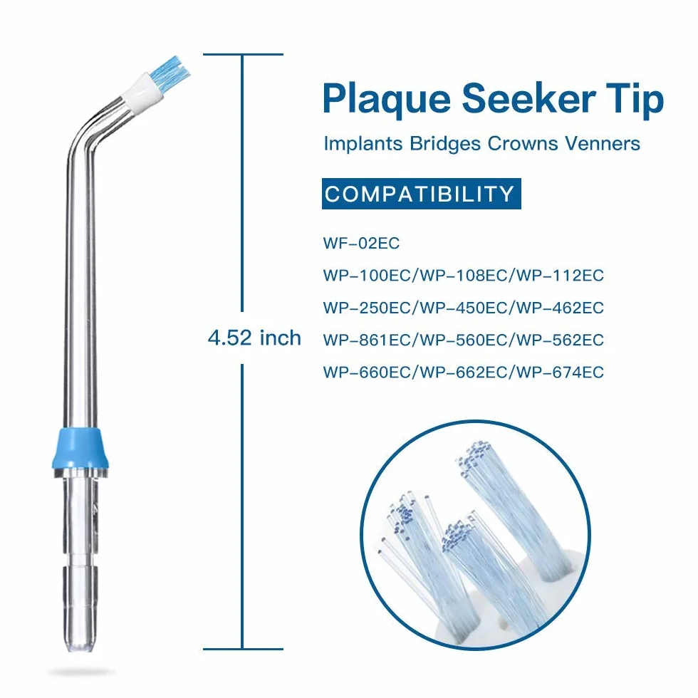 Suggerimenti per la ricerca della placca di ricambio ad alta pressione per Waterpik WP-100 WP-250 WP-400 WP-660, Accessori ugelli, Parti di ricambio (4 pezzi)