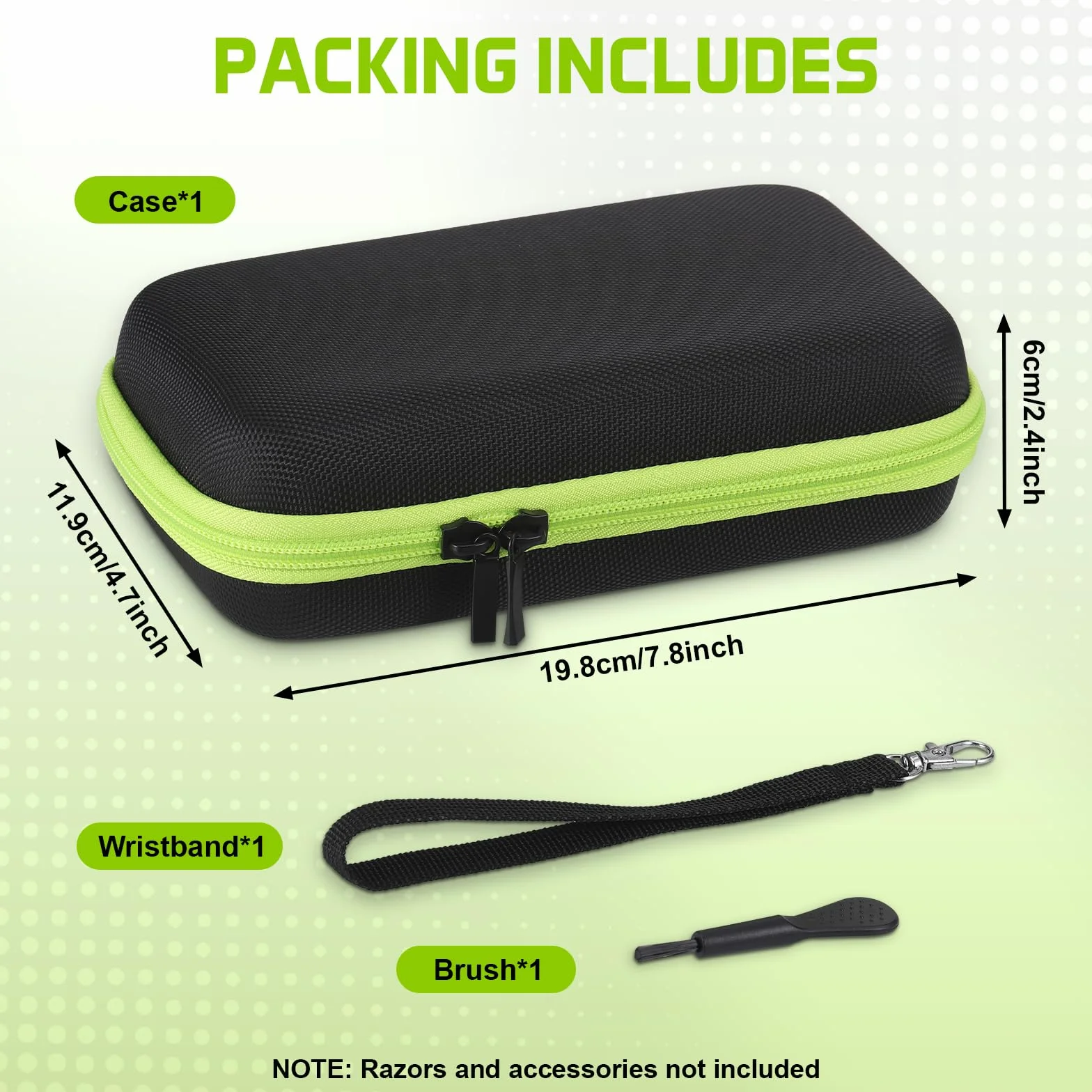 Custodia Per Philips Oneblade QP2630 QP2520 QP2620 QP2734 QP6530, O Blade 360 & O Blade Pro, Portatile Custodia Rigida da Viaggio, 1680D Oxford Case Protettiva per One Blade