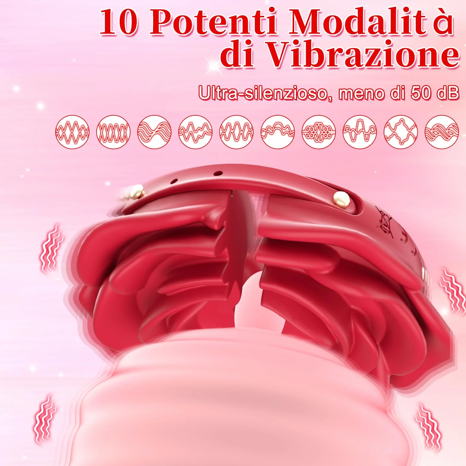 Pinze Capezzoli BDSM Sex Toys per Donna - Morsetti per Capezzoli Regolabili Stimolatore Capezzoli Femminile con 10 Modalità Forti, Vibratoreper Donna Professionale con Telecomando Sexytoysys Coppia