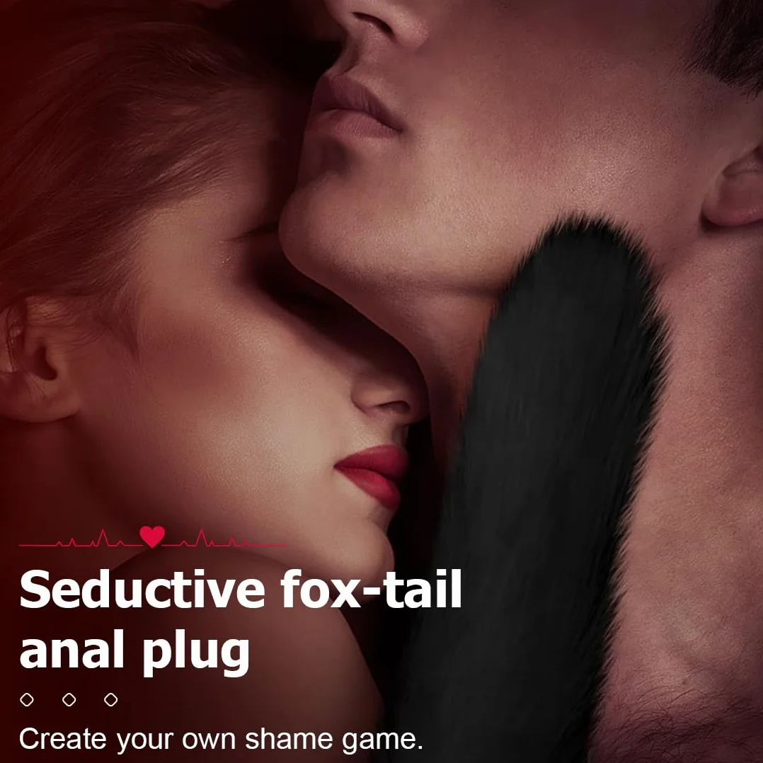 1 Pezzi Anale Metallo, Anal Butt Plug, Set Plug Anale con Cristallo Diamante, Plug Anale Giocattoli del Sesso per Principianti Donne, Coppie, Uomini - Nero
