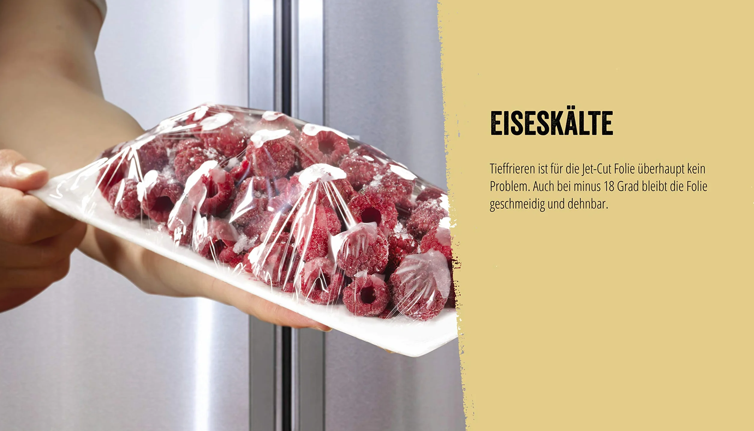 Pellicola per alimenti Jet-Cut da tagliare, gastronomia 30 cm x 300 m, PVC trasparente, 300 metro, 1