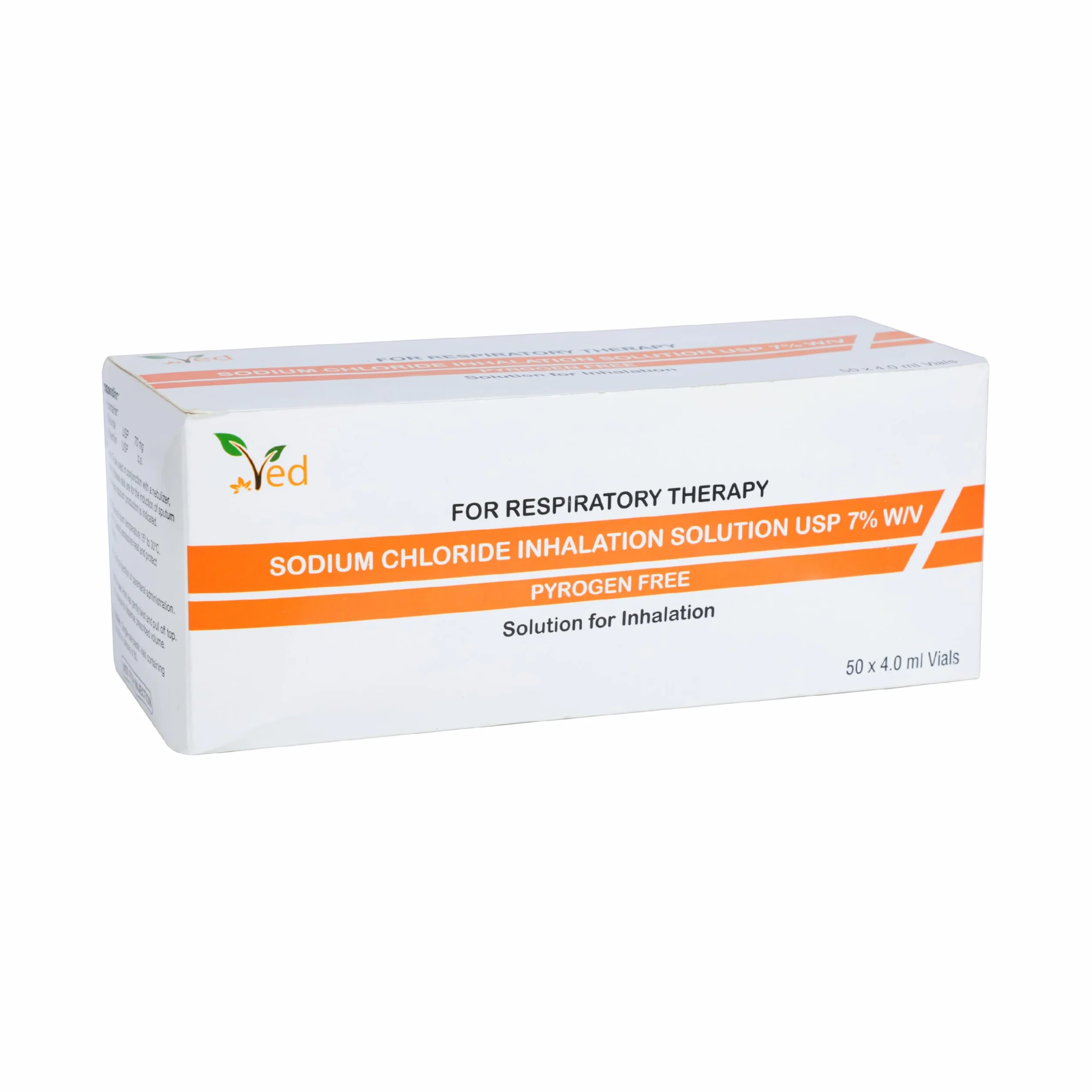 Hypertonic Saline Solution 7% Sodium Chloride NaCl 4.0 ml for Inhalation