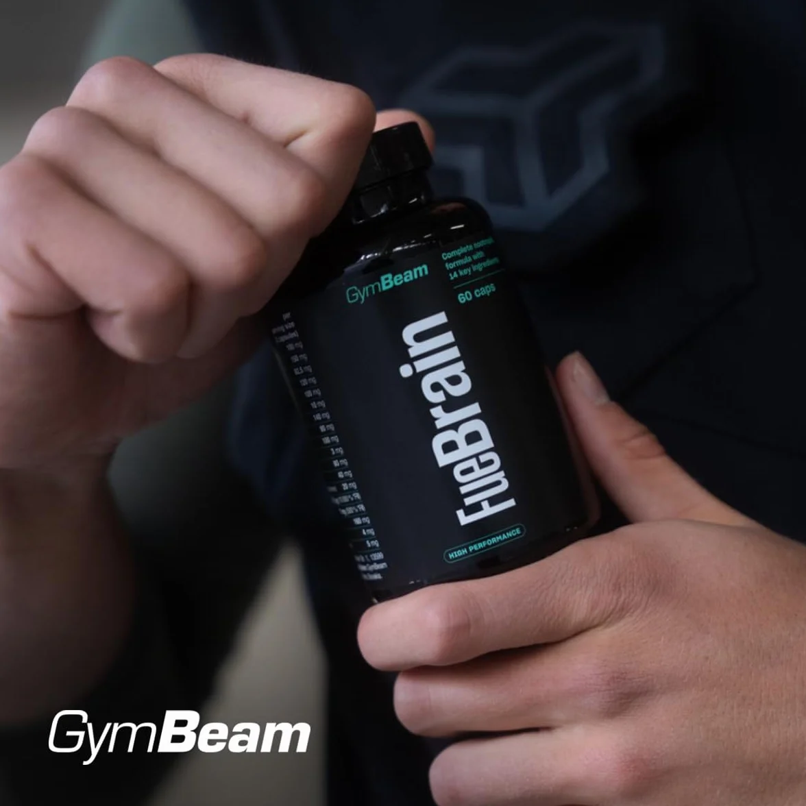 GymBeam FueBrain Nootropic - complesso con Ginkgo Biloba per sostenere le prestazioni mentali e la concentrazione, migliorare la memoria e le funzioni cognitive