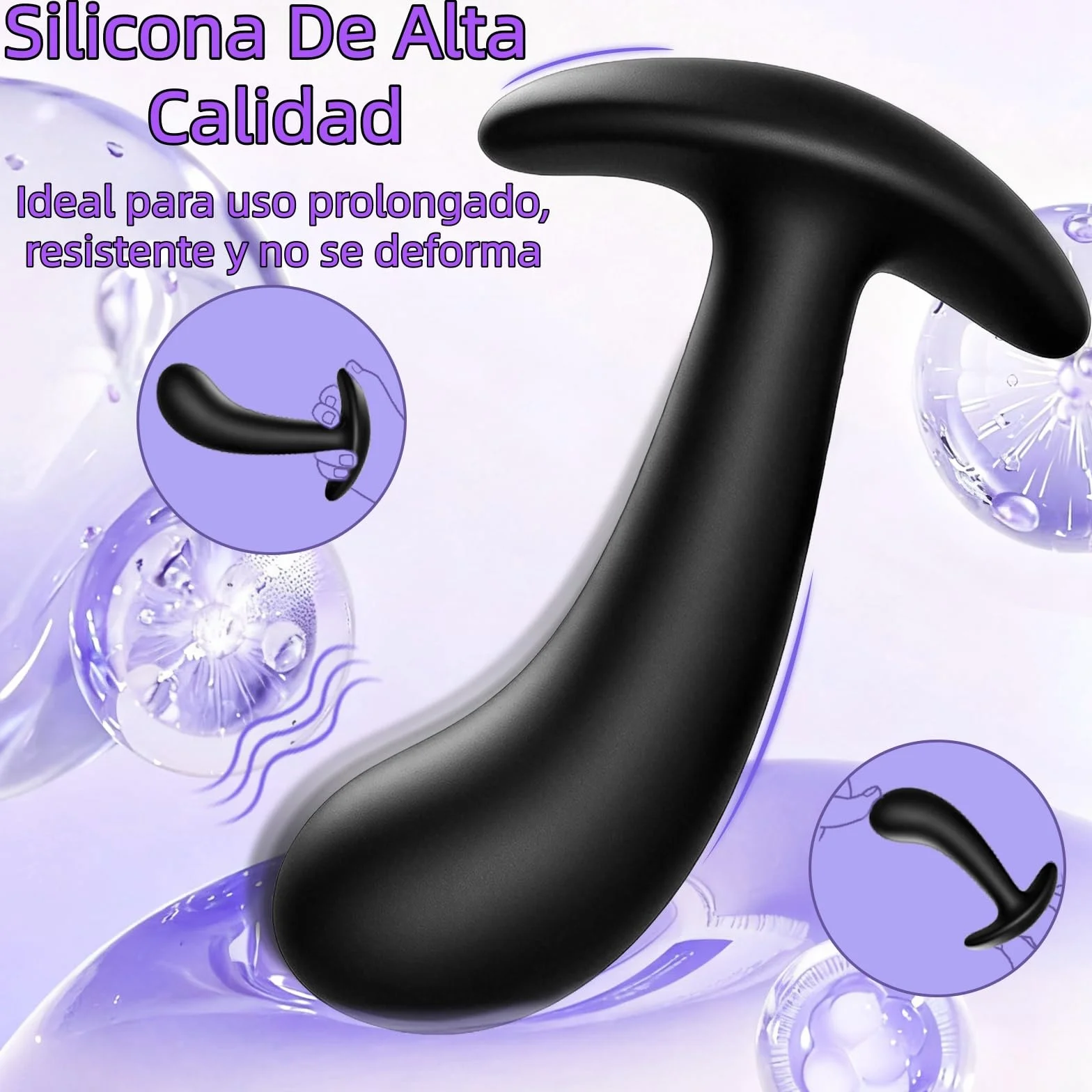 3PCS Plug Analesex Sex Toys Plug Anale-Dilatatore Donna Uomo Sexytoysys Donna Coppia Dilatatore Ano Giochi Erotiici per Coppie Silico Butt Plug Dilatatori Anali Grande Medio Piccolo Anal Plug Sex Toy