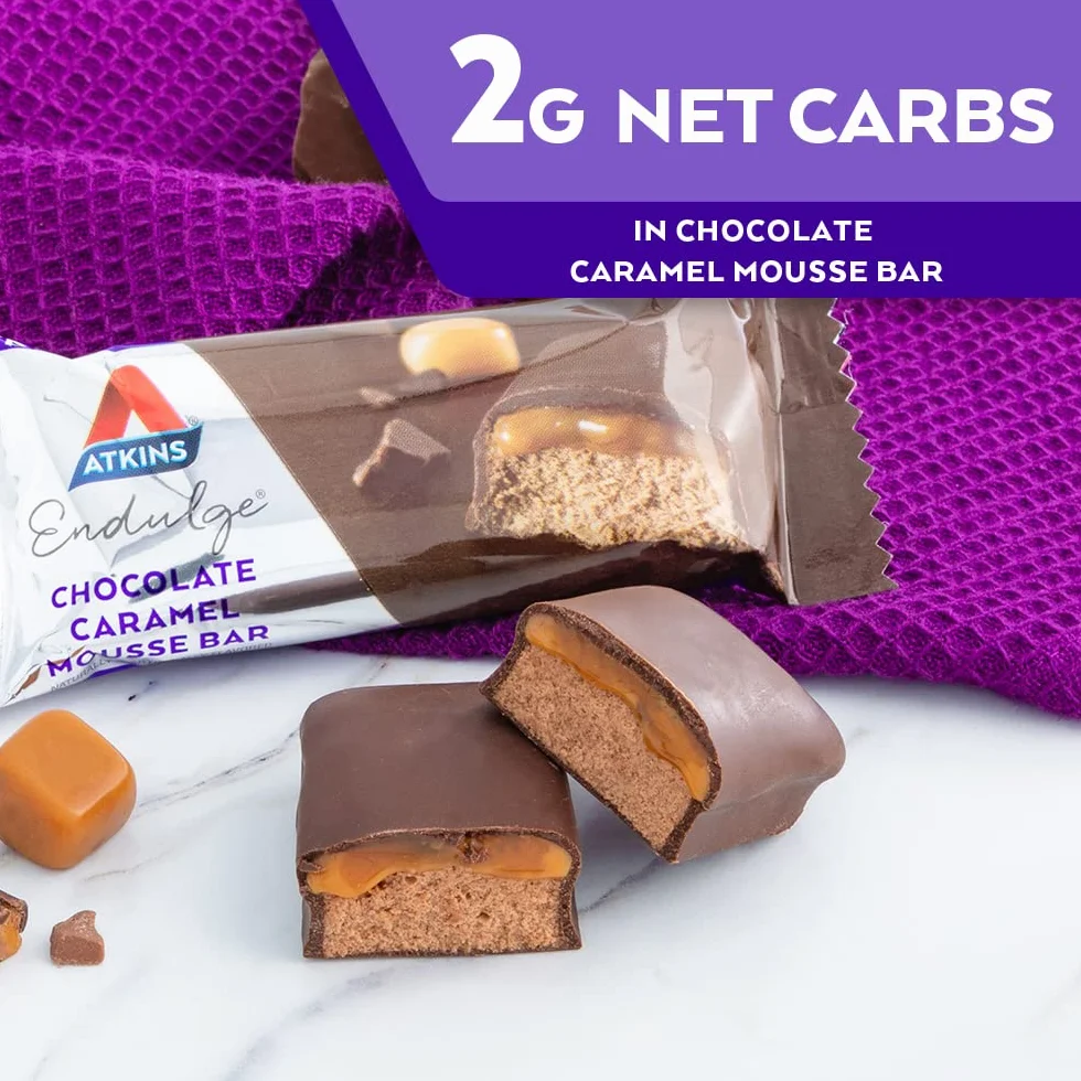 Chocolate Caramel Mousse Bar, 5 Bars, 35ml (34g)
