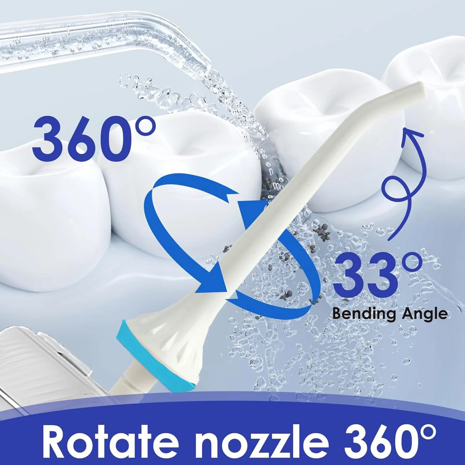 Ugelli di Ricambio per Sciaccatori Dentali, Accessori Irrigatori Orali Compatibili