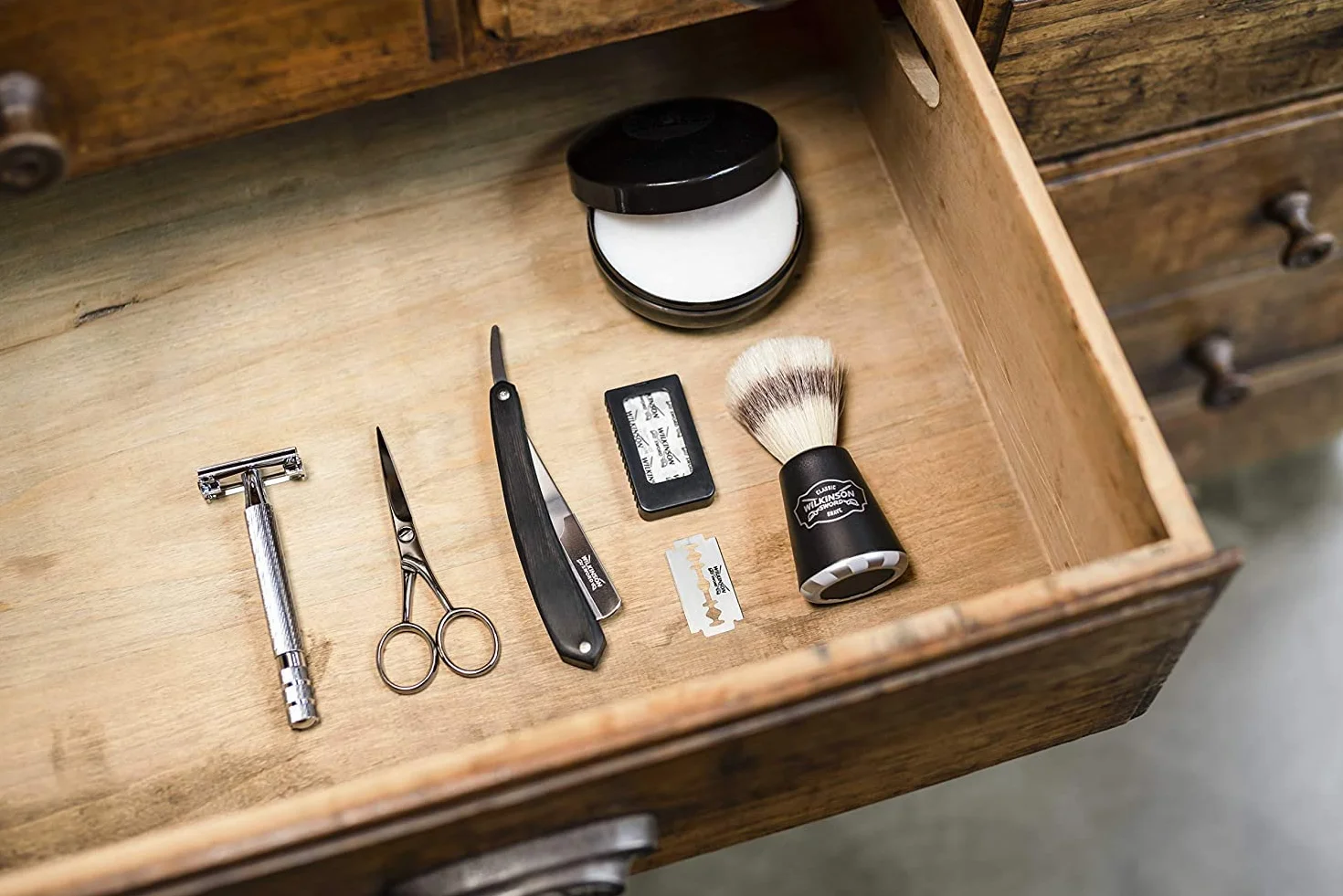 Wilkinson Sword - Lame Doppio Taglio Classic Premium Vintage Edition - Rasatura Barba Classica - Pack 10 Lame per Uomo