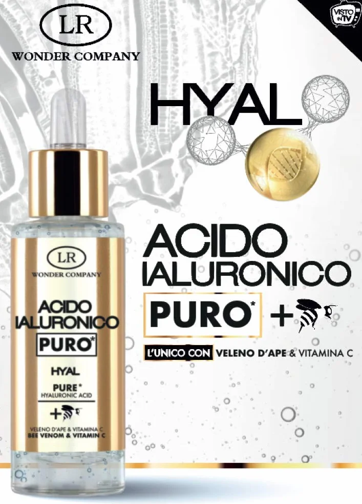 Wonder Company HYAL kwas hialuronowy żel z jadem pszczelim i witaminą C 30 ml