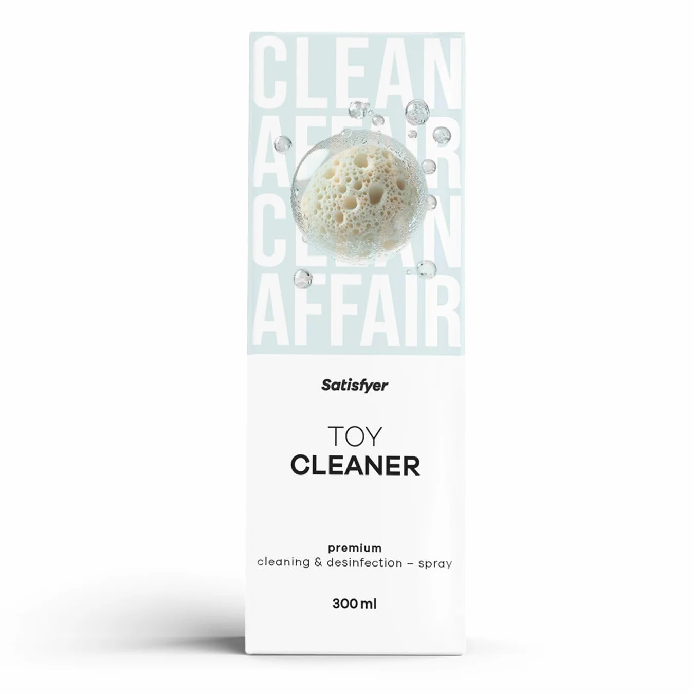 Satisfyer Intimate Cleaner 300 ml per giocattoli sessuali silicone vetro plastica