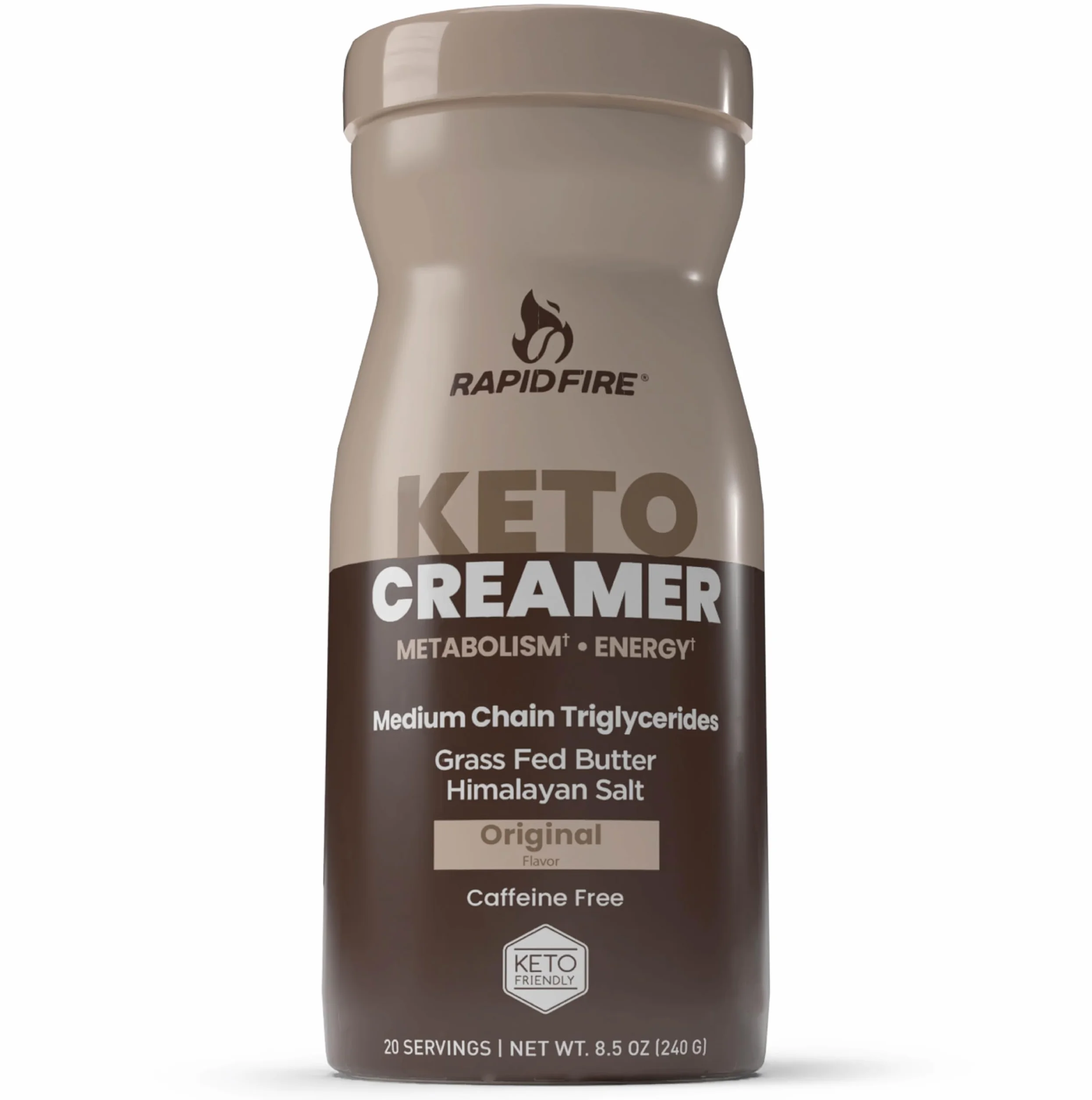 Crema chetogenica con olio MCT 8 oz (20 porzioni) supporta energia e metabolismo