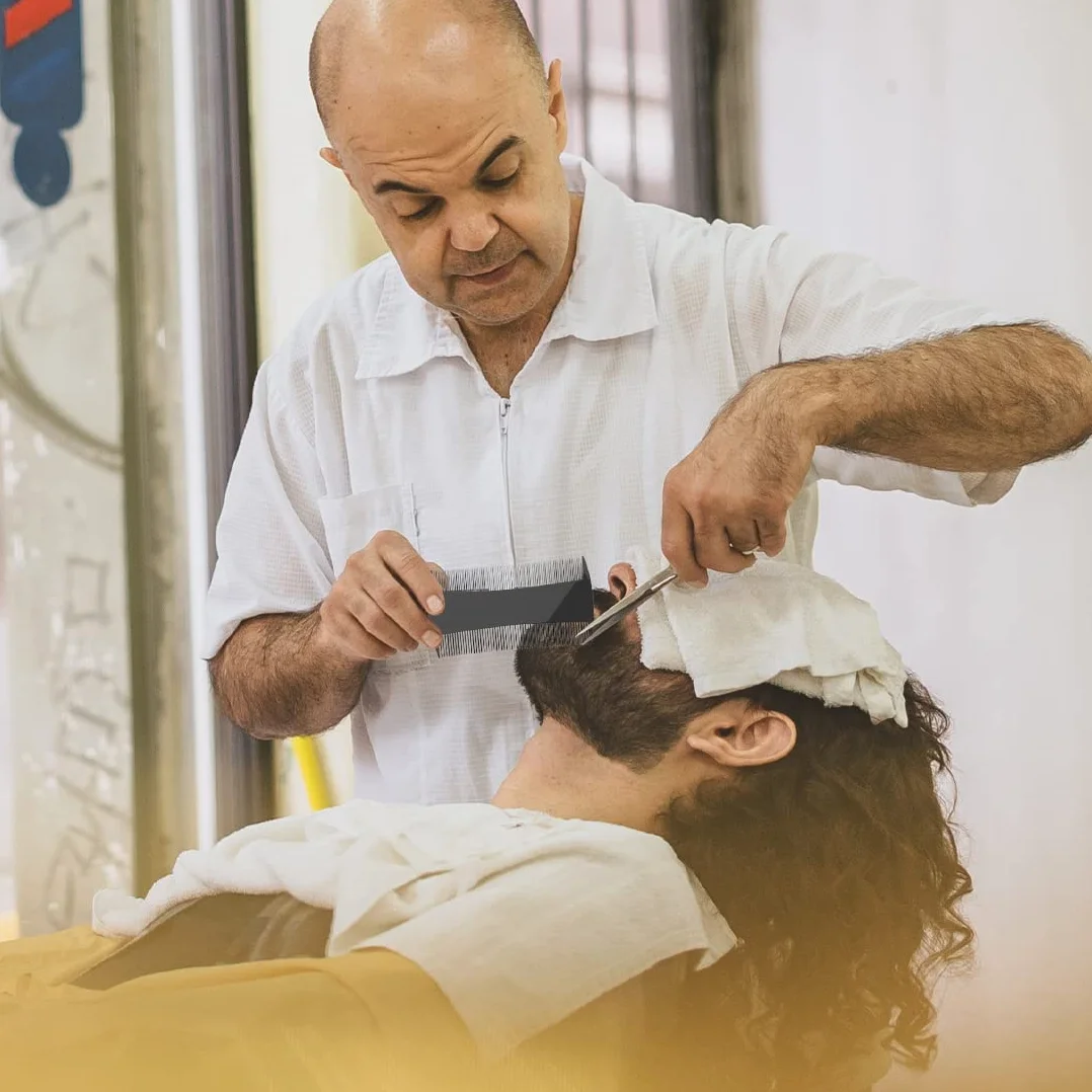 pettine barba,pettine barba uomo,pettine,pettine per barba,pettine per barba uomo,Pettine a doppia faccia per barba a denti fitti (3 pezzi neri)