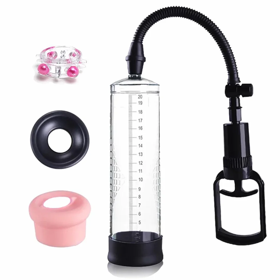 Pompa Maschio Péne Acqua Allunga Pump Toys per Uomini Migliorare Allungamento Vacuum Device per Allenamento Pompa vuoto per il Per Ingrandimento Formazione Toysper per Uomo -gm8