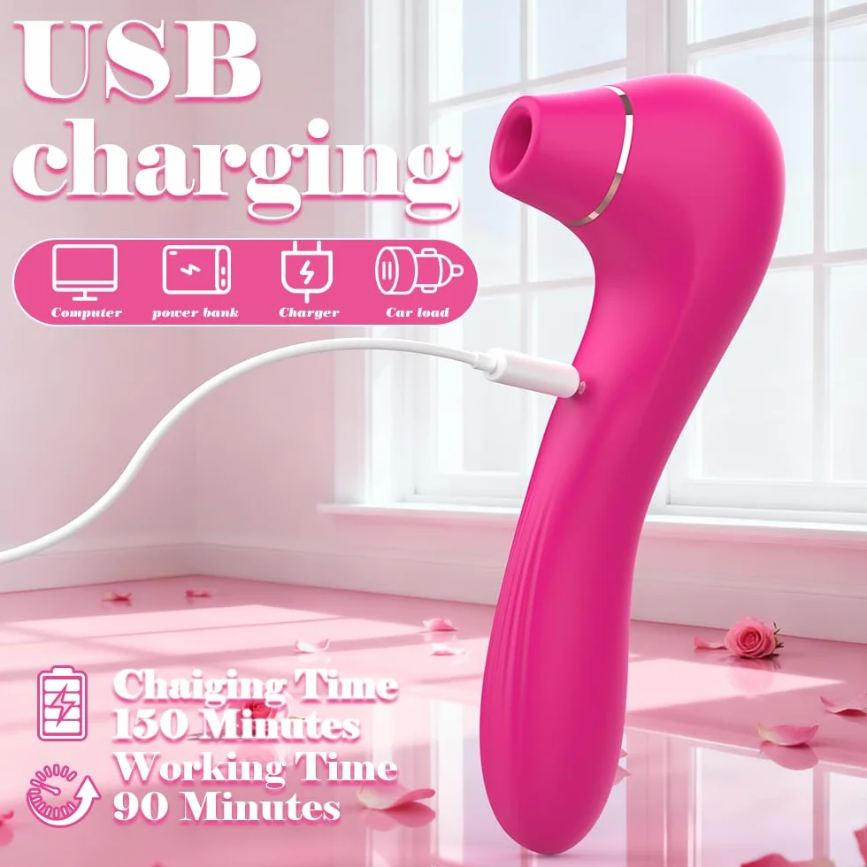BLBK Vibratoreper Donna Professionale Clitoride,Succhia clotoride per donna vibratore clitoride sex toy sexytoysys donna coppia vibratoriper donne wireless stimolatore clitoride
