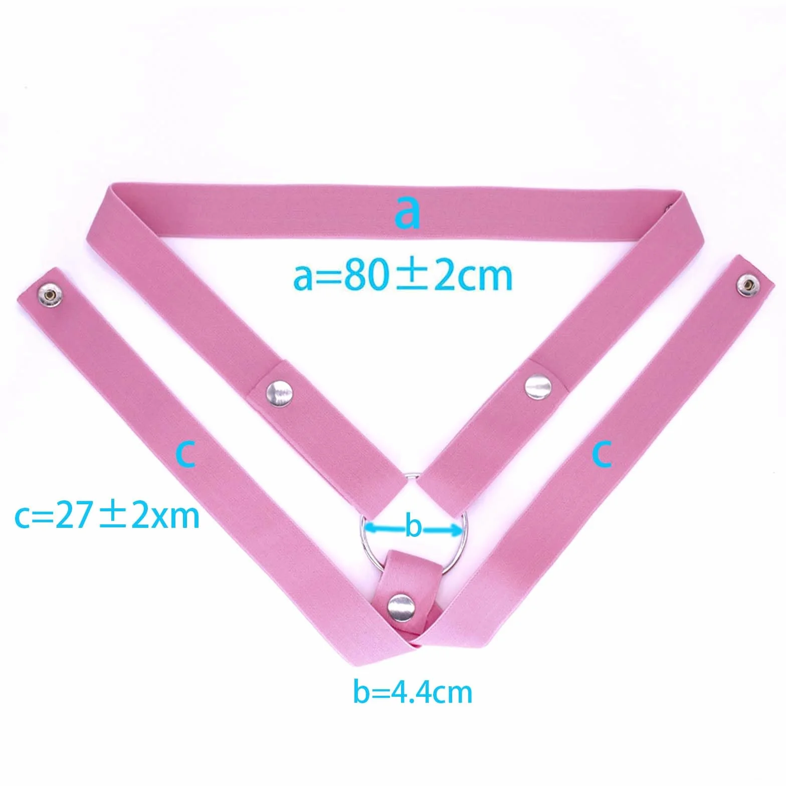 2 pezzi gabbia fitness Fufu Clip Cross Dressing Set, con 1 cintura yoga rosa, set di protezione invisibile regolabile traspirante -A52IT (Bianco)