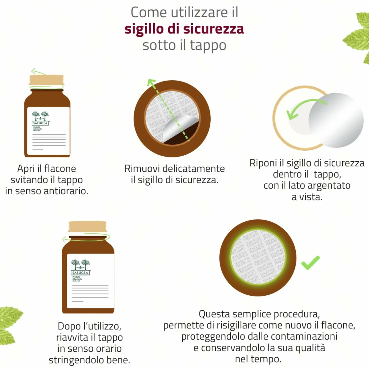 Salugea FERRO + B12 Salugea - Integratore 100% Naturale - Con Ferro liposomiale, Vitamina B12, Rosa Canina (Vitamina C) e Rame - 60 Capsule Vegetali in Flacone in vetro scuro farmaceutico