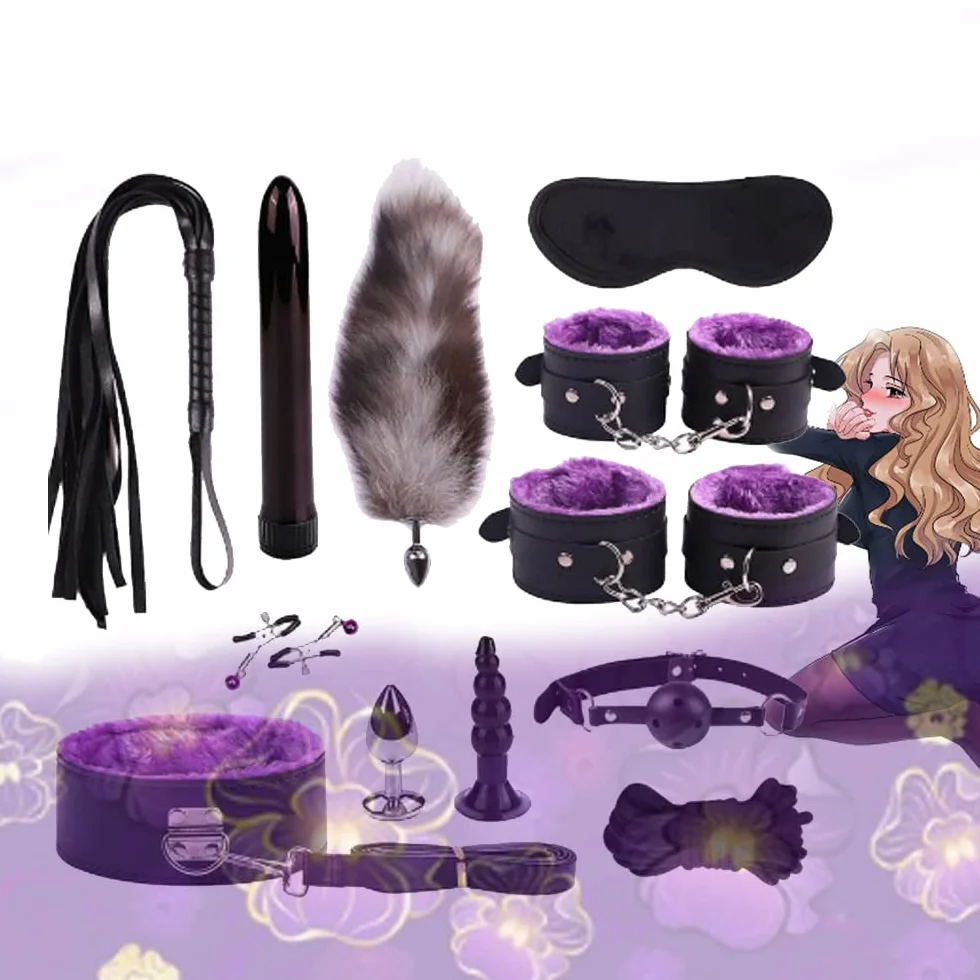 Abbigliamento Coppia Giocattoli Sportivi 12 Pezzi Peluche Body Set Giocattoli Coppia Felice, Nero Viola
