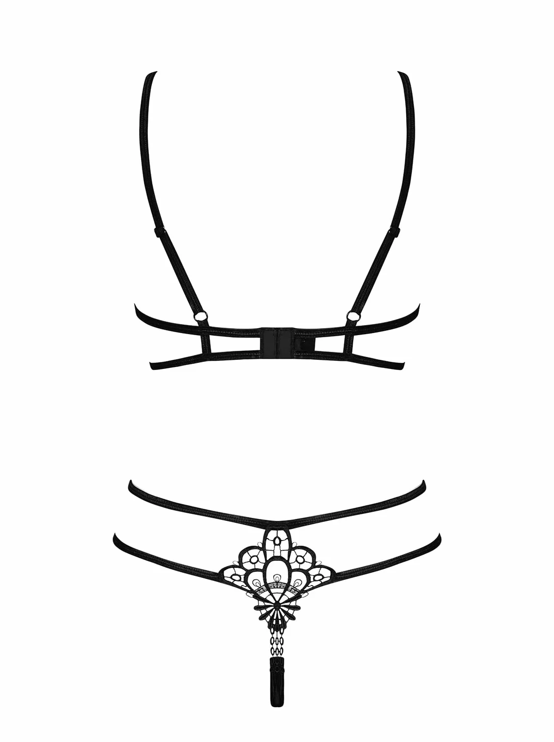 Obsessive Completo Intimo Erotico Femminile 2 Pezzi Badossa