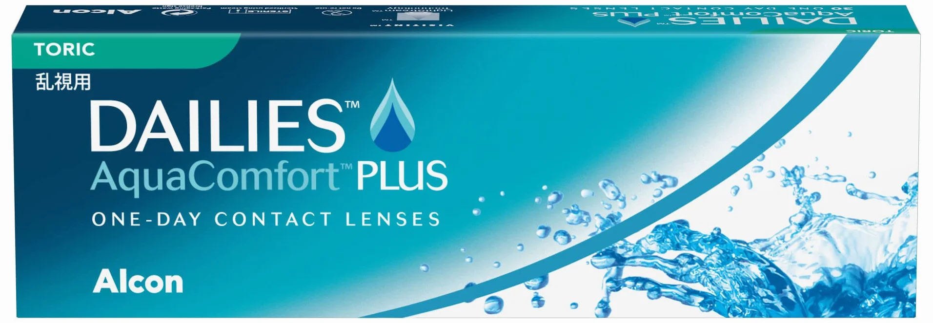 Dailies AquaComfort Plus Toric Lenti a Contatto Giornaliere 30 Lenti BC 8.8 mm DIA 14.4 mm CYL -0.75 Asse 10 -2.5 Diopt