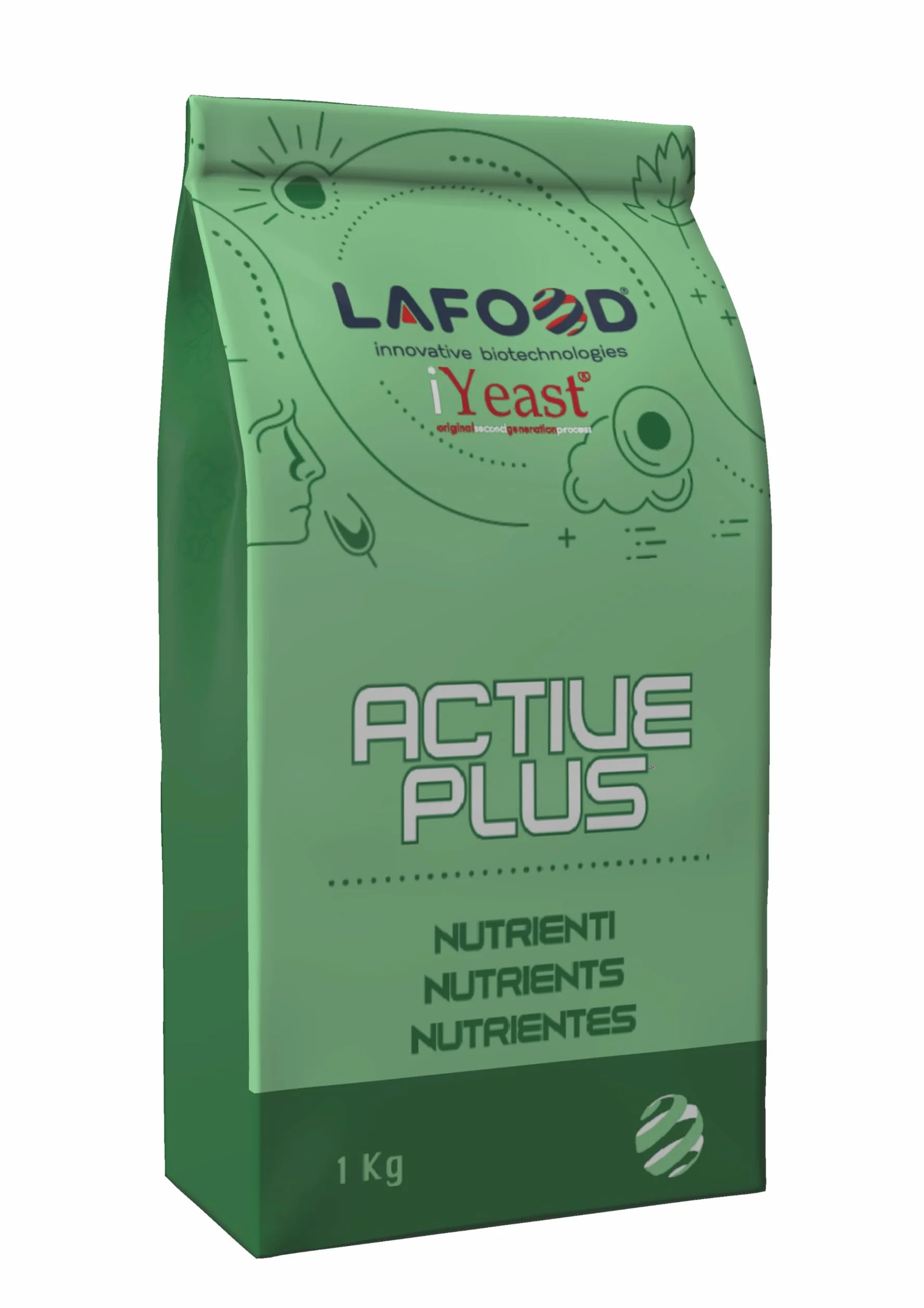 Lafood Yeast Active Plus Nutrienti, 1 kg