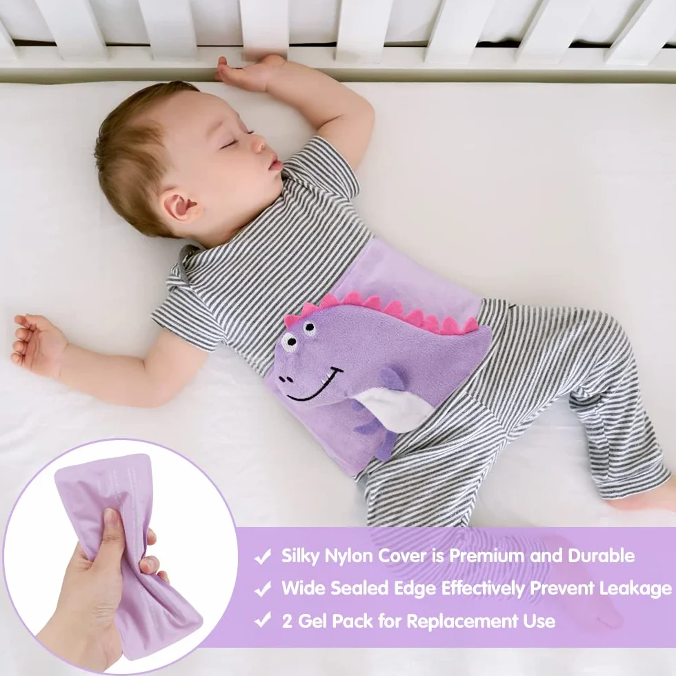 Hilph Cintura riscaldante per bambini con coliche, regolabile e termoterapia per dolori addominali del bambino