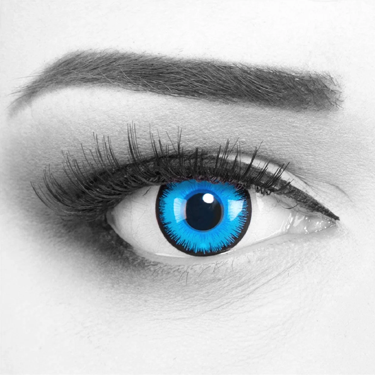 Funnylens 1 Coppia Lenti a contatto Cosplay Manga Crazy Fun Anni Alper Halloween Carnevale Costume