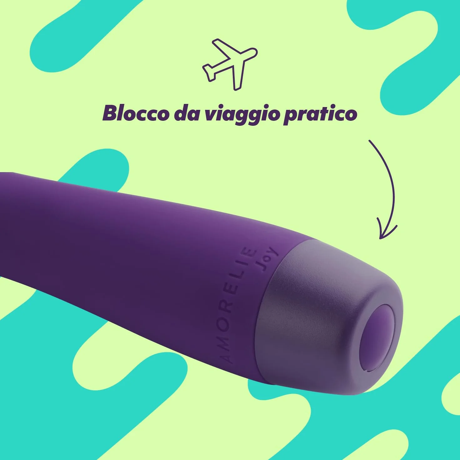 AMORELIE Joy - Vibratore a punto G Bloom | Impermeabile Ricaricabile