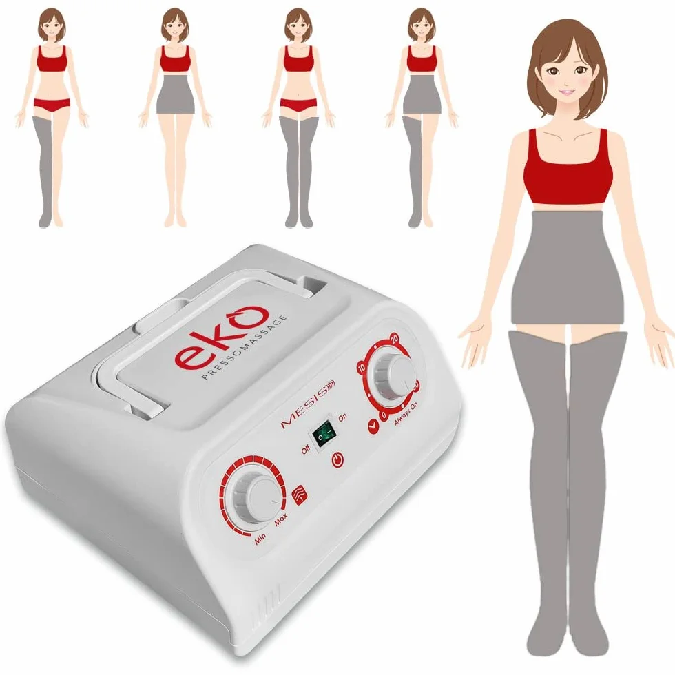MESIS Pressomassage Ekò Per Casa Advance z 2 gambali i Kit Slim Body Linfodrenaggio Pressoterapia
