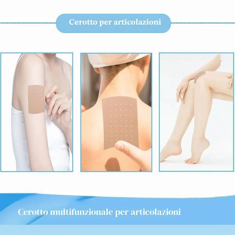 Cerotti Antidolorifici 60 Pezzi Collo Spalle Schiena Ginocchio Sollievo Lunga Durata