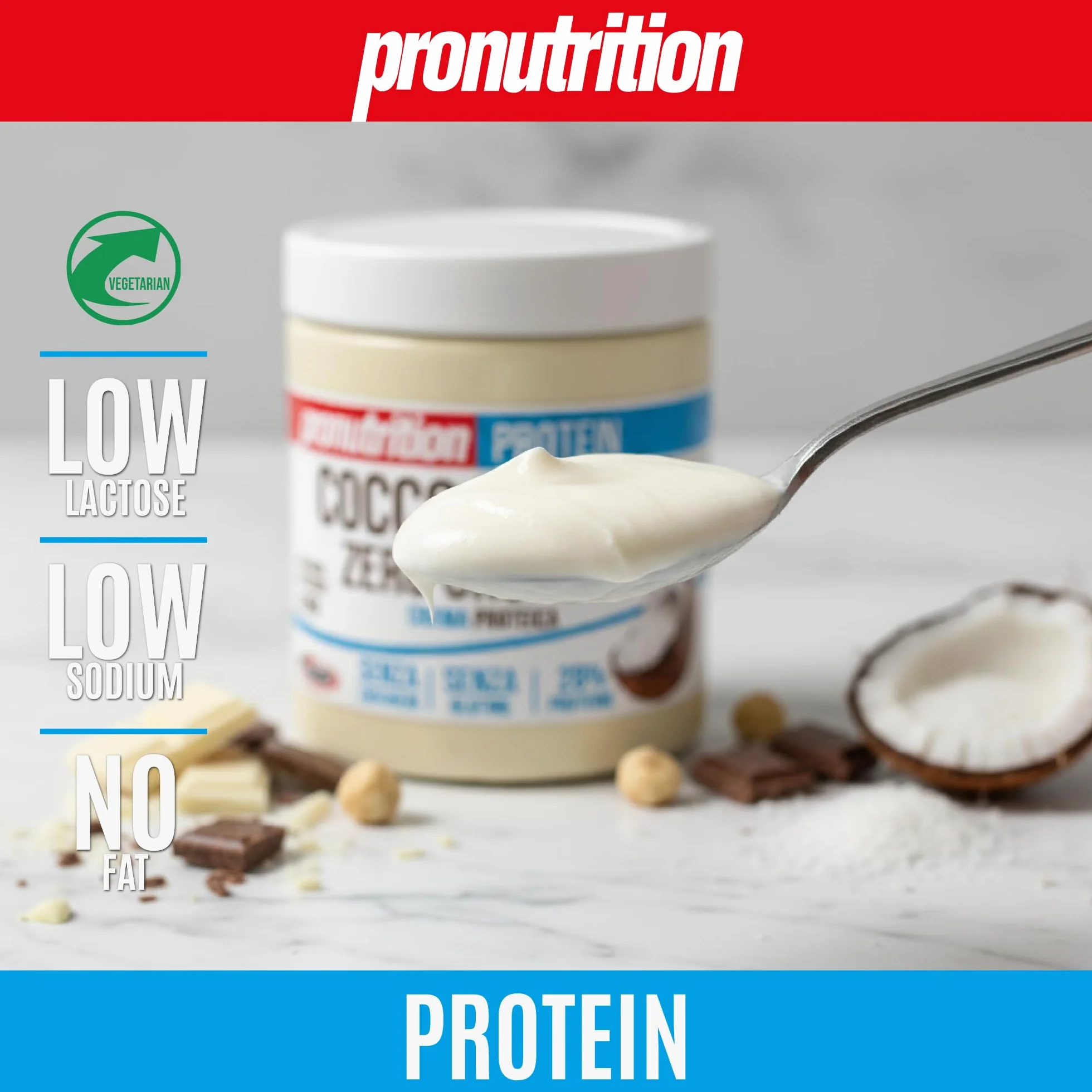 Pro Nutrition - Cocco Zero 350 grammi - Biancococco Crunchy