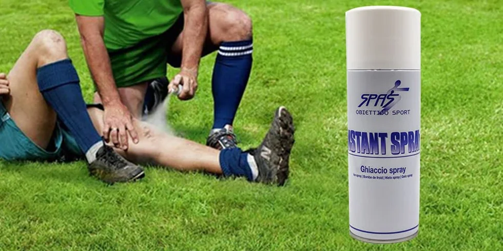 SPAS Ghiaccio Spray Sportivo 400 ml refrigerante istantaneo per contusioni, traumi, ematomi e attività sportiva per sollievo rapido con mentolo - made in italy | 1 pz